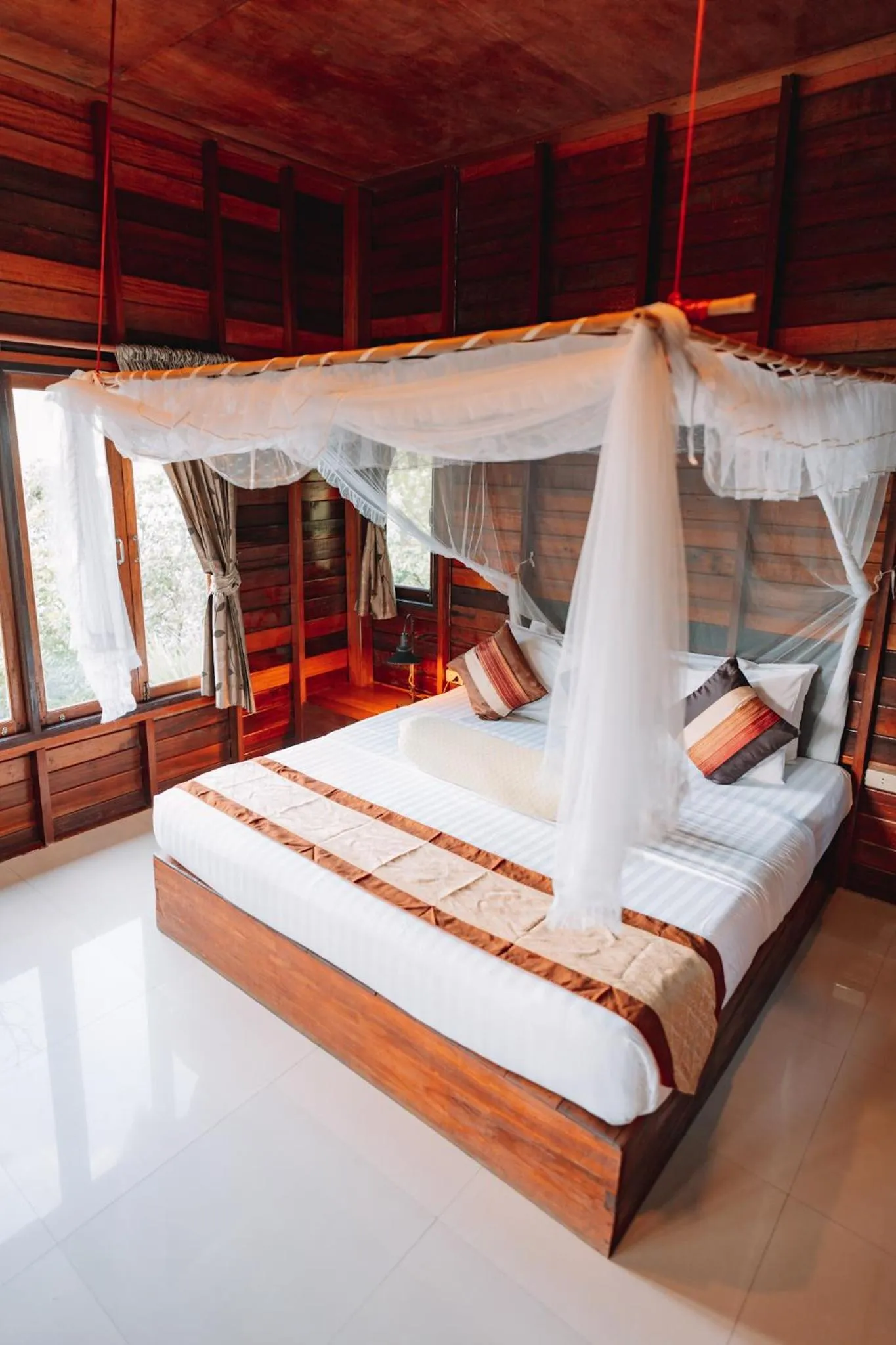 Bed in Sensi Paradise Beach Resort