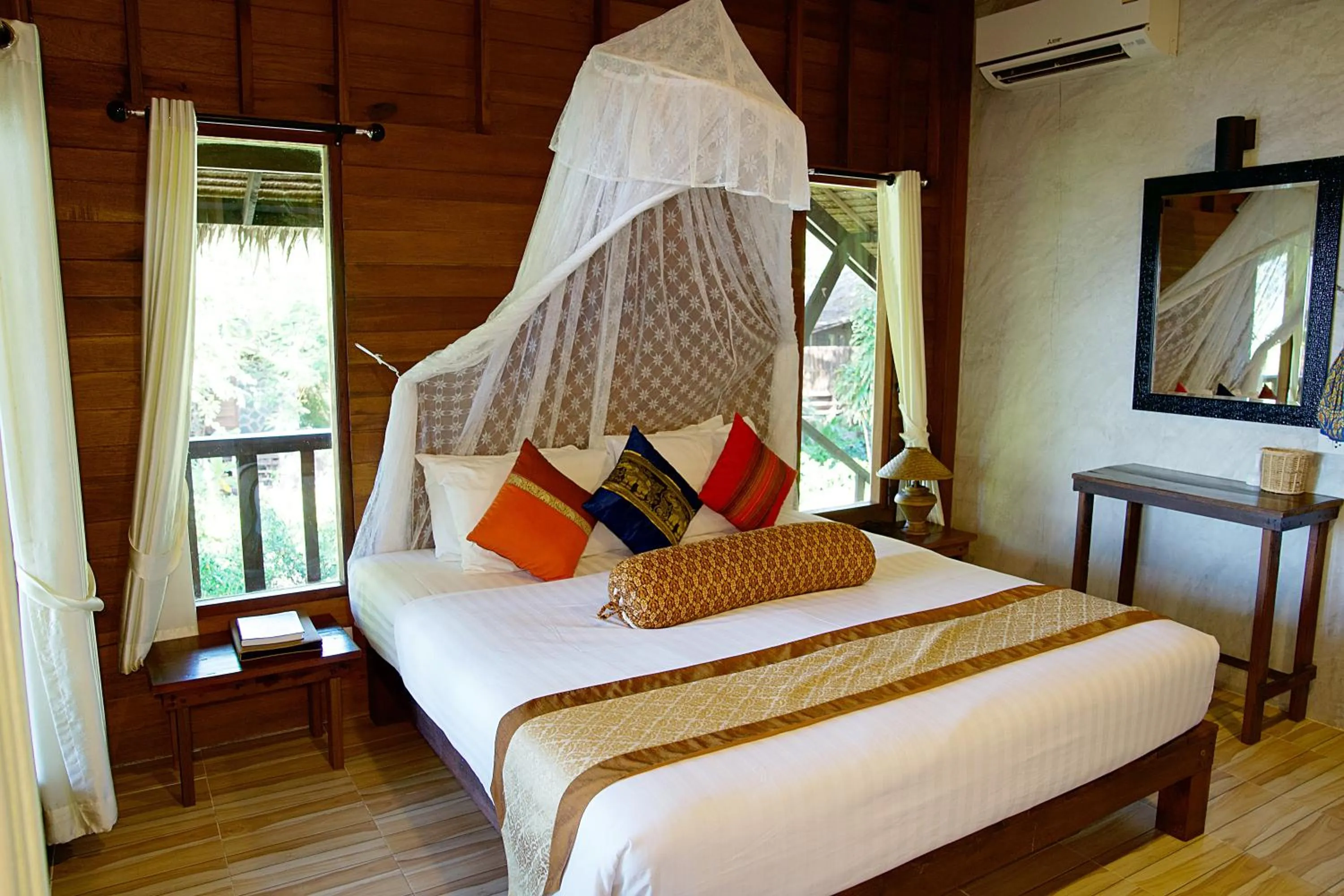 Bed in Sensi Paradise Beach Resort