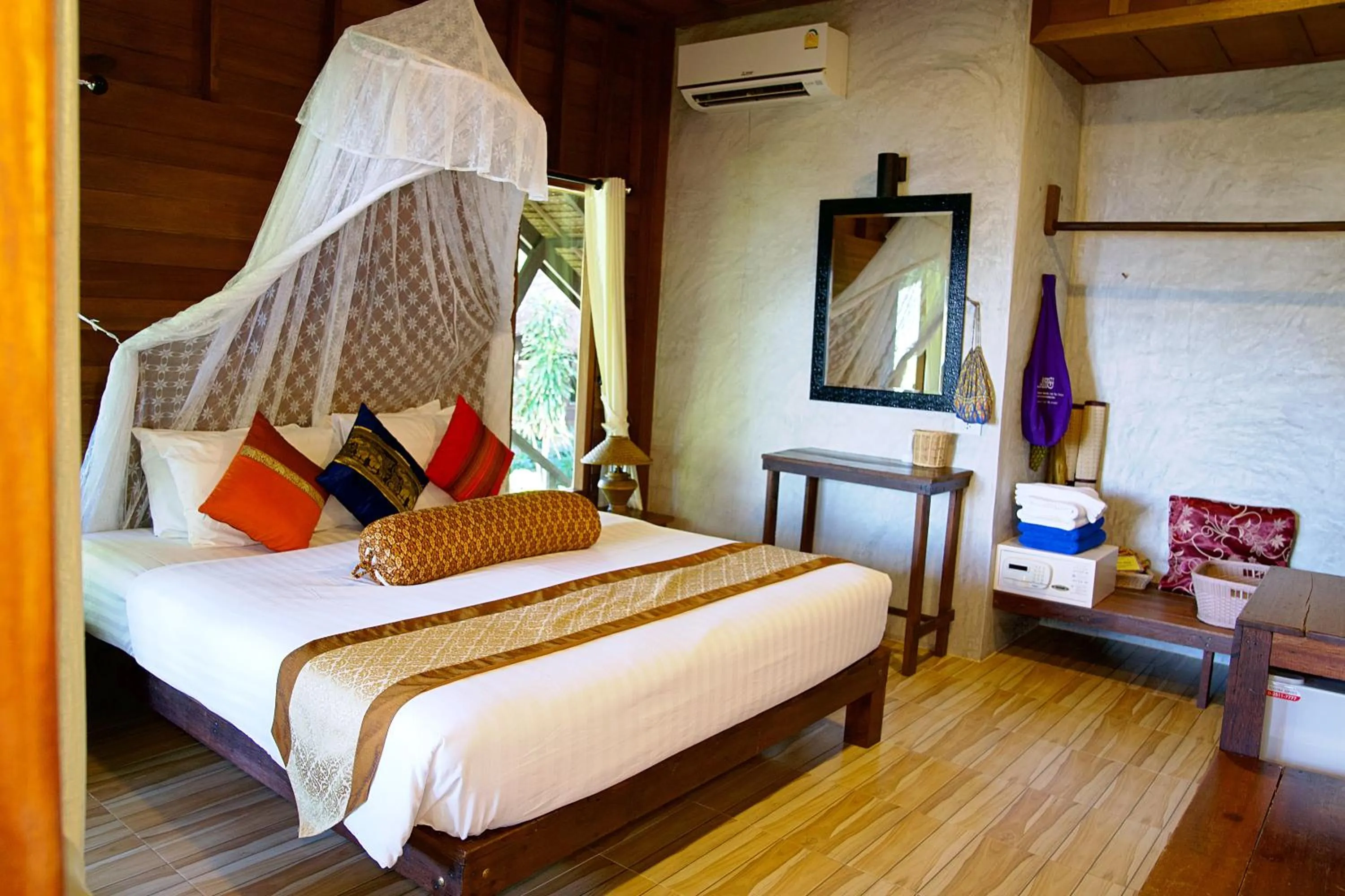 Bed in Sensi Paradise Beach Resort