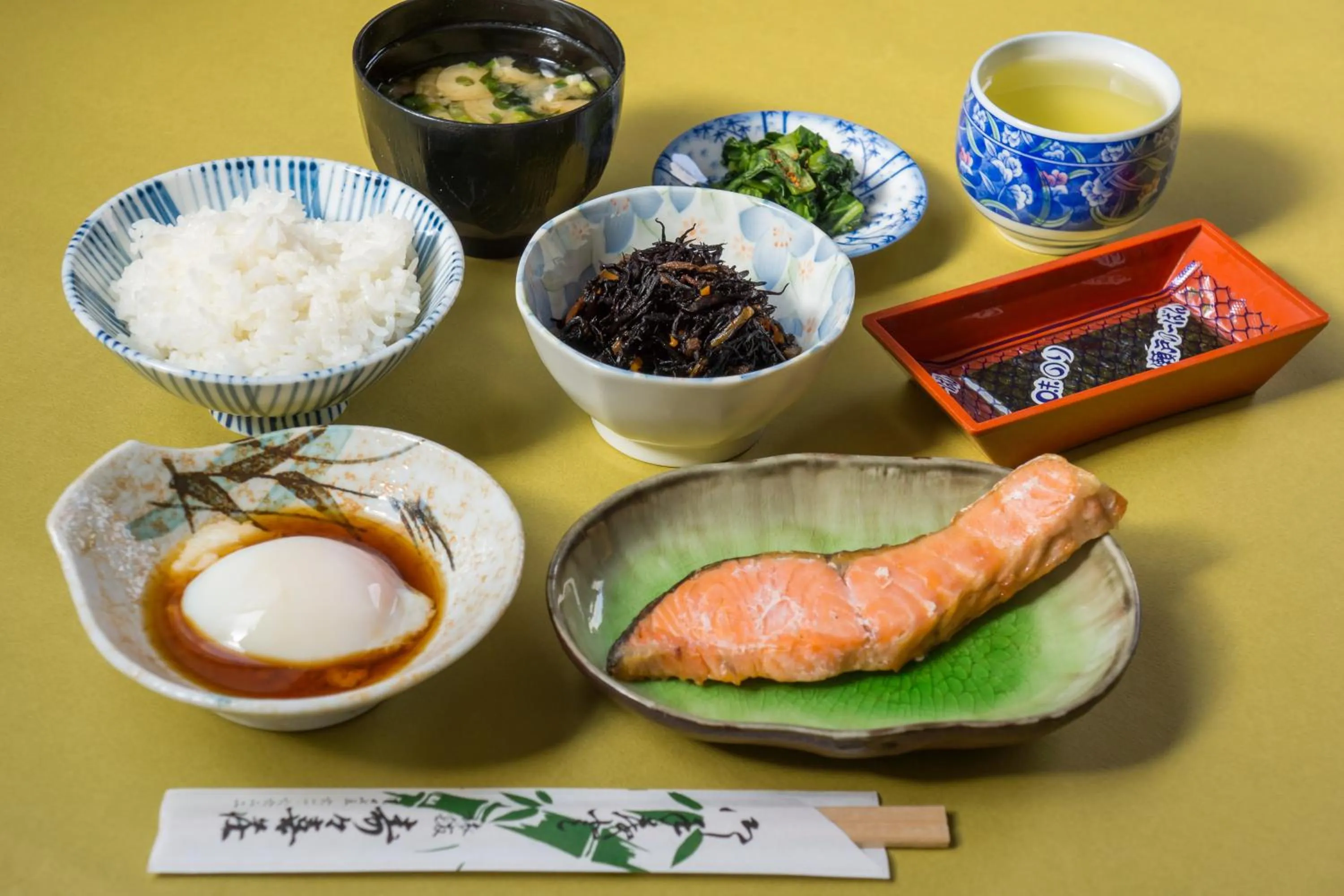 Asian breakfast in Suzukisou