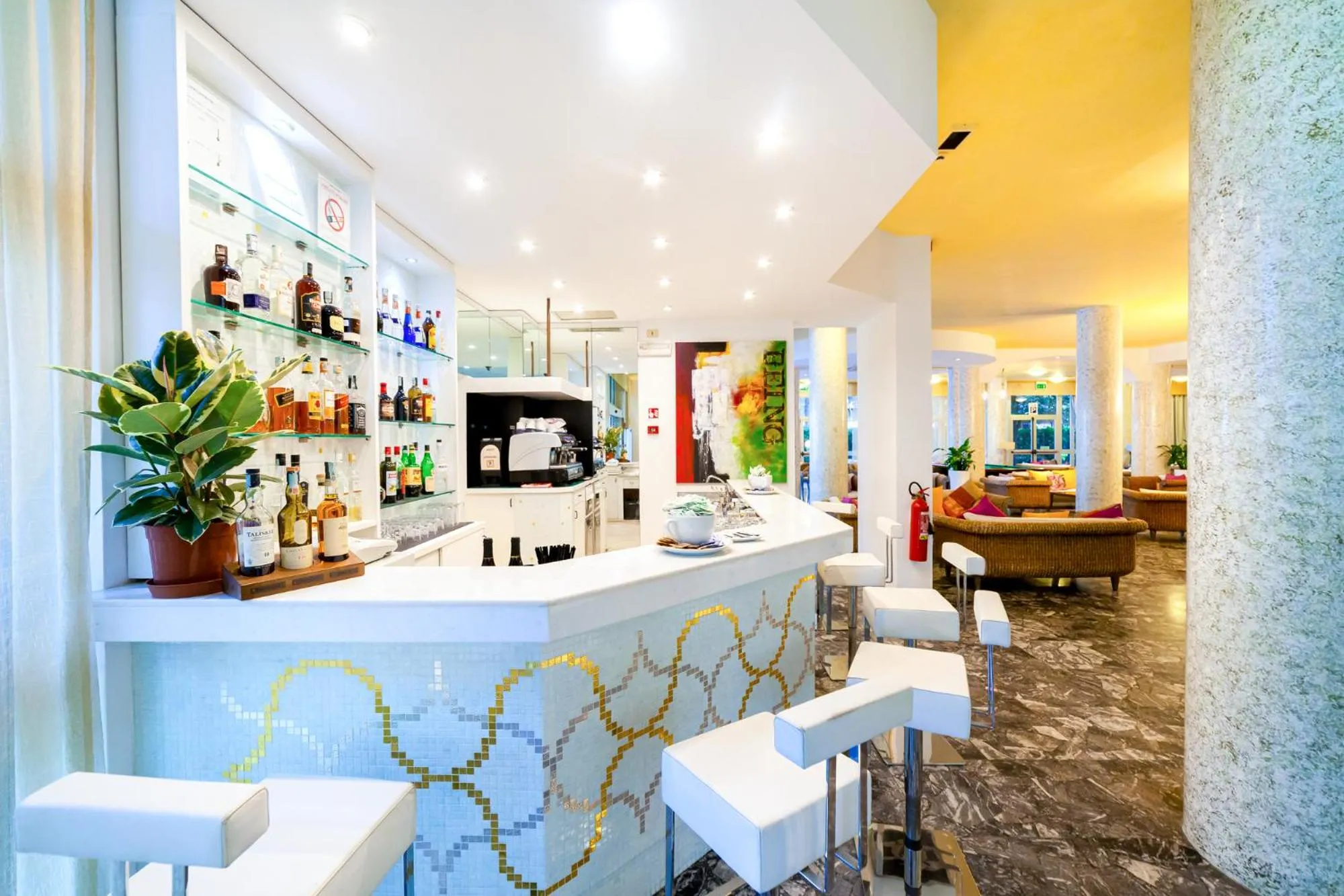 Lobby or reception in Hotel American