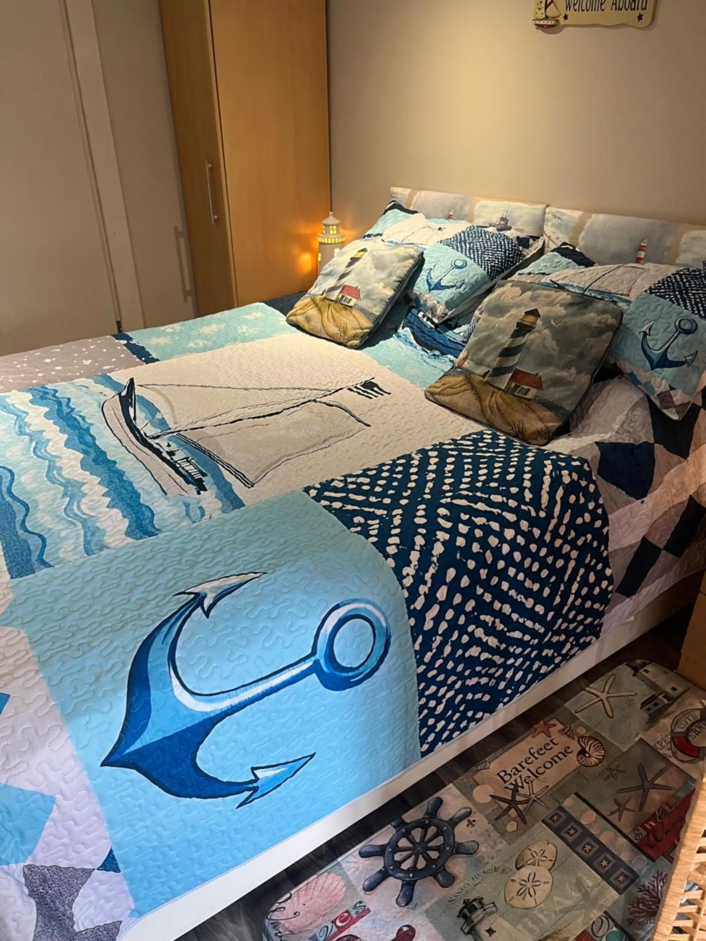 Bed in Cove Cott Guest Accommodation