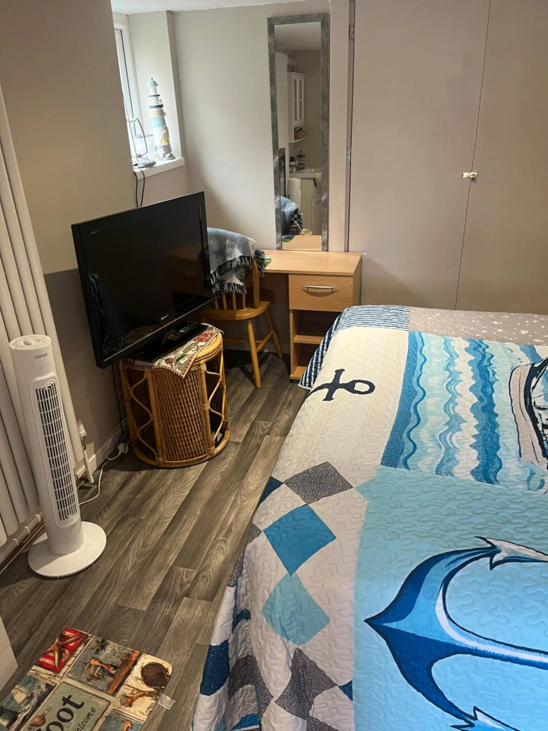 Bed in Cove Cott Guest Accommodation