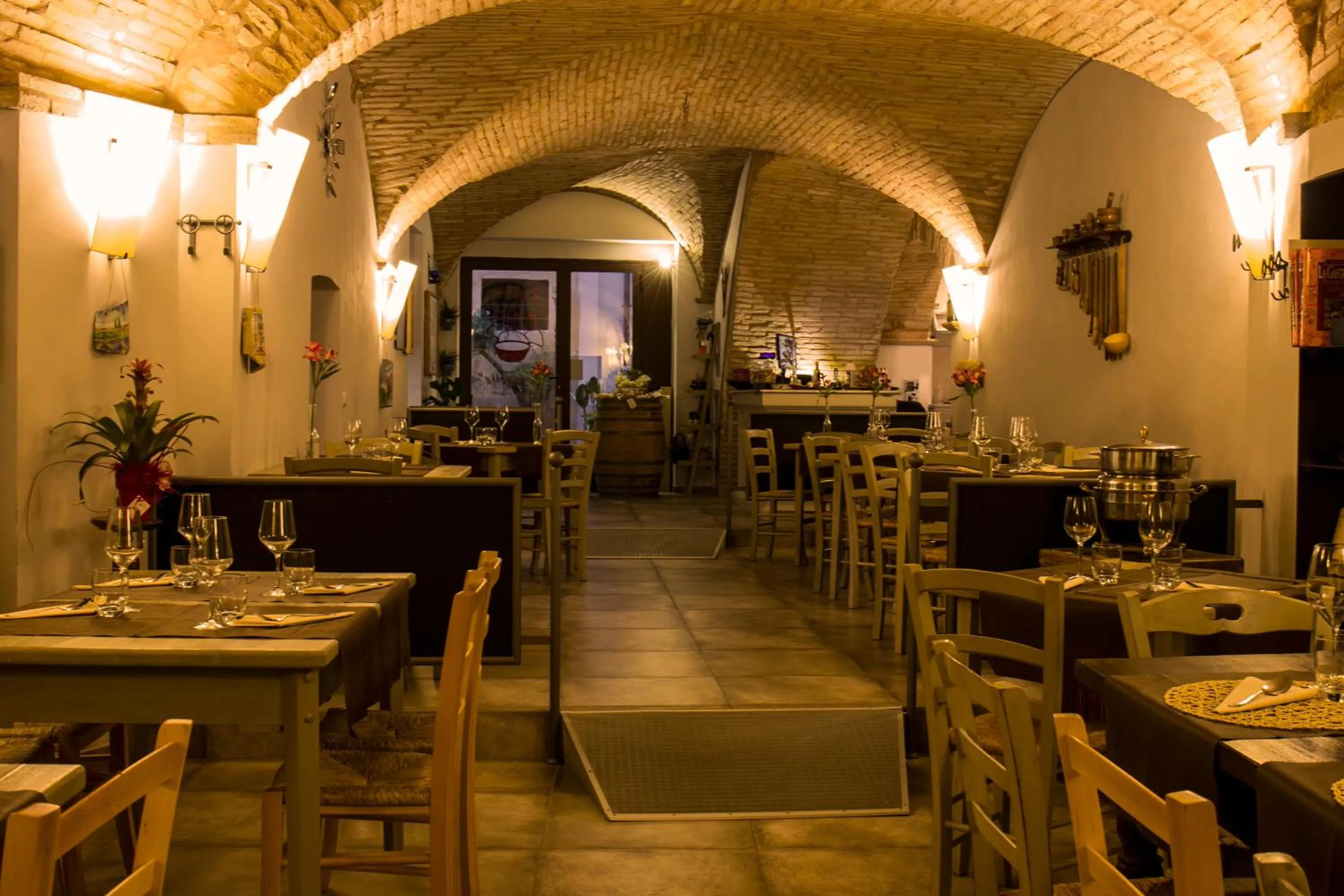 Restaurant/places to eat in Hotel Le Mura