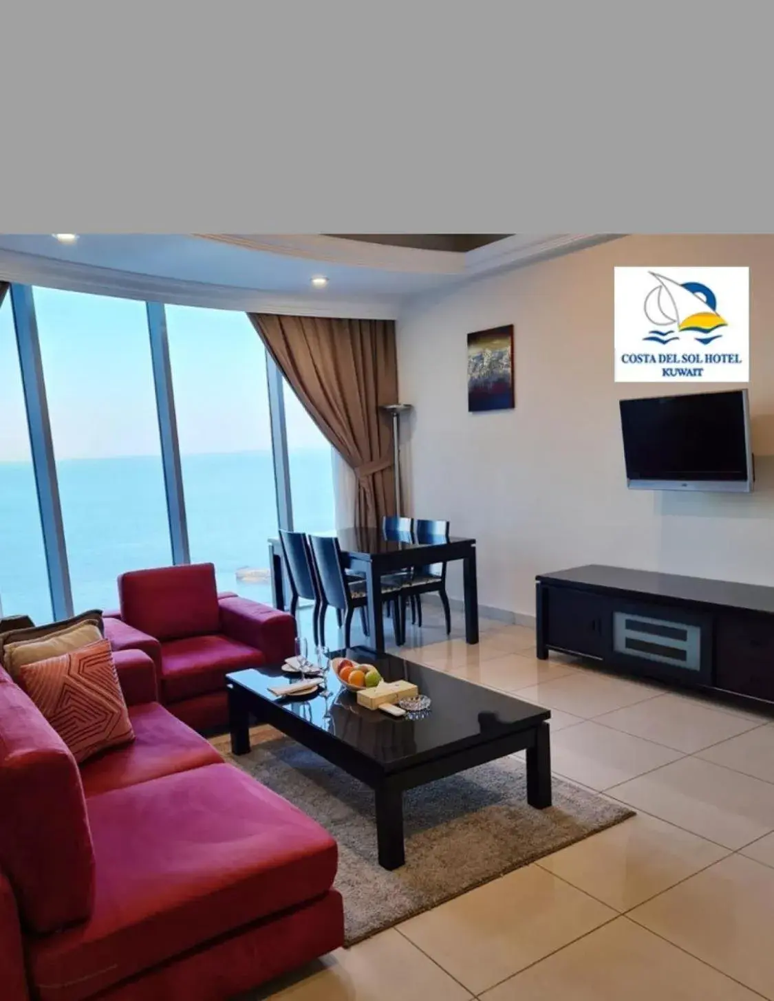 Living room in Costa Del Sol Hotel by Arabian Link Living room in Costa Del Sol Hotel by Arabian Link