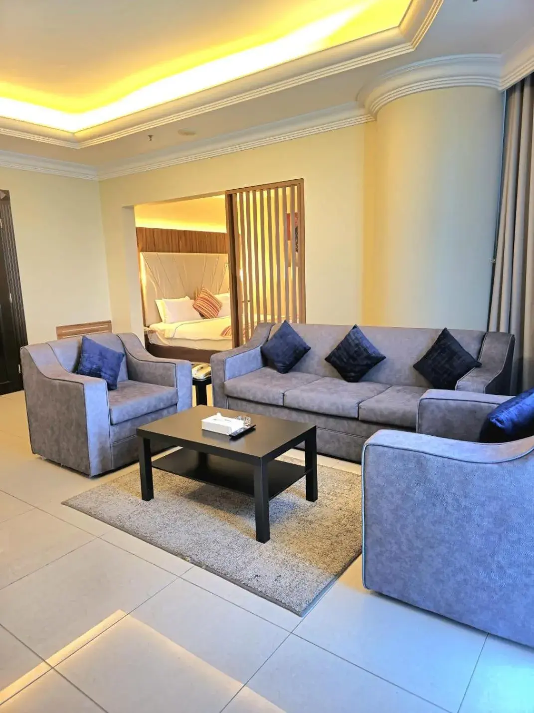 Living room in Costa Del Sol Hotel by Arabian Link Living room in Costa Del Sol Hotel by Arabian Link