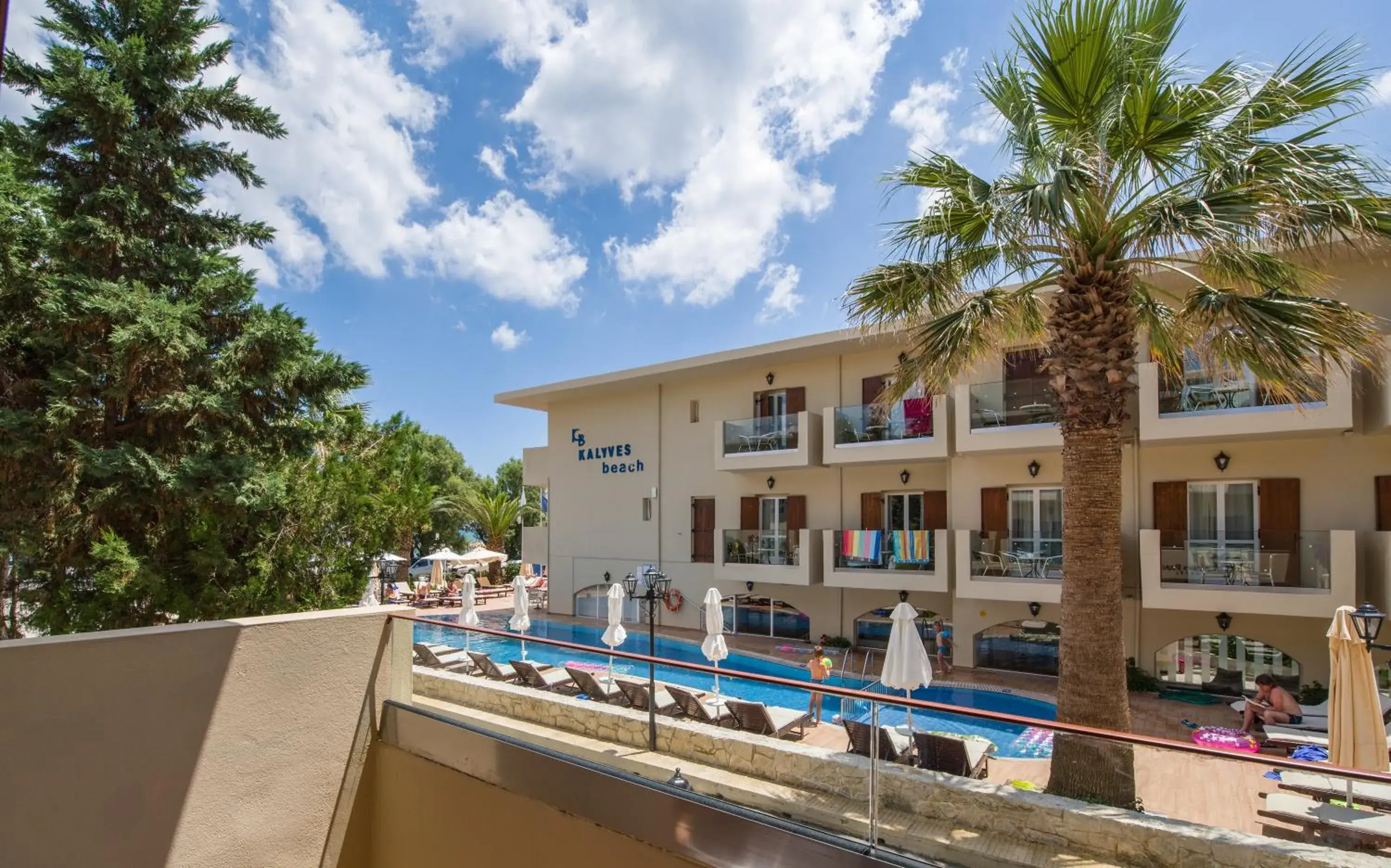 Property building in Kalyves Beach Hotel Property building in Kalyves Beach Hotel