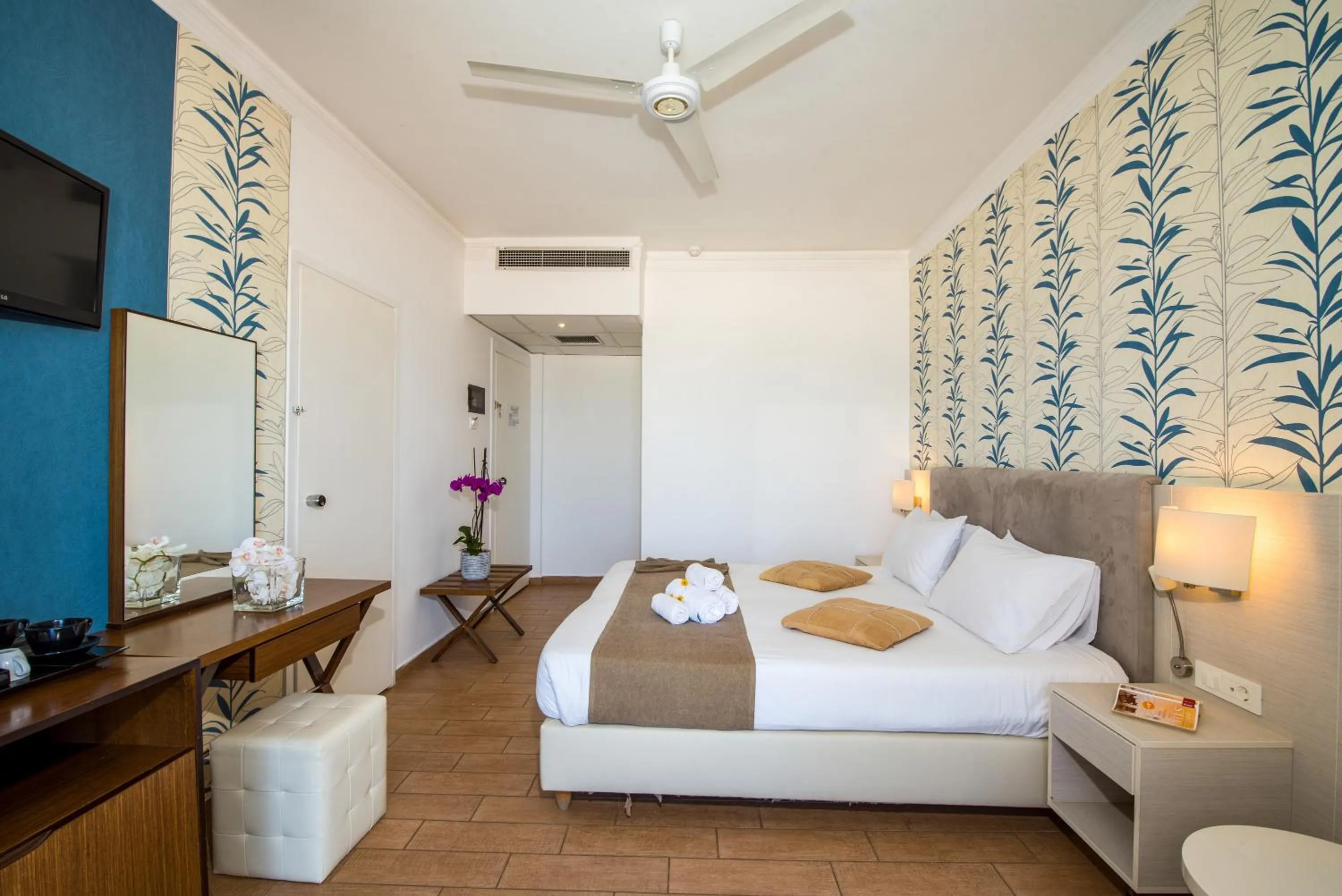 Photo of the whole room, Bed in Kalyves Beach Hotel