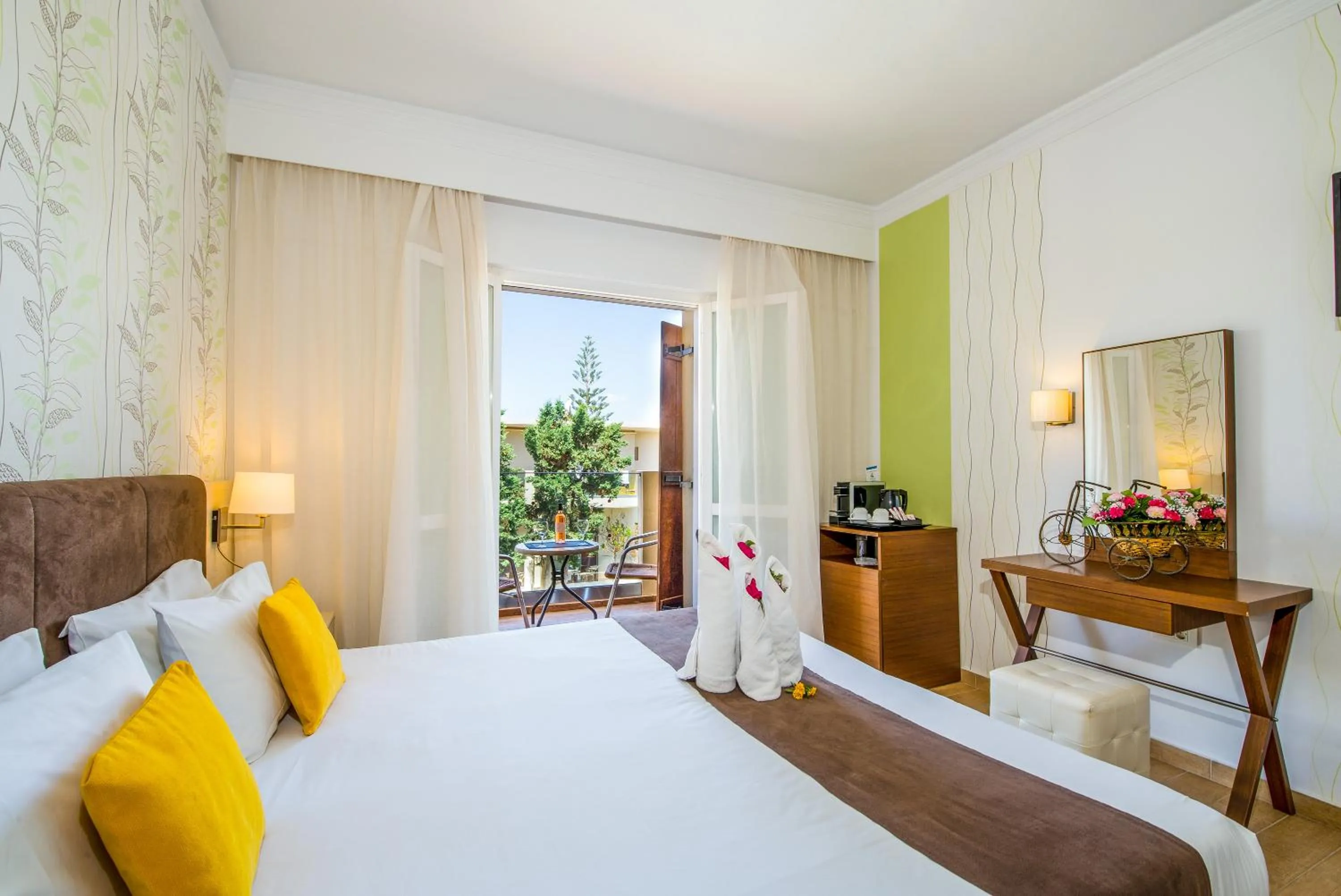 Photo of the whole room, Bed in Kalyves Beach Hotel