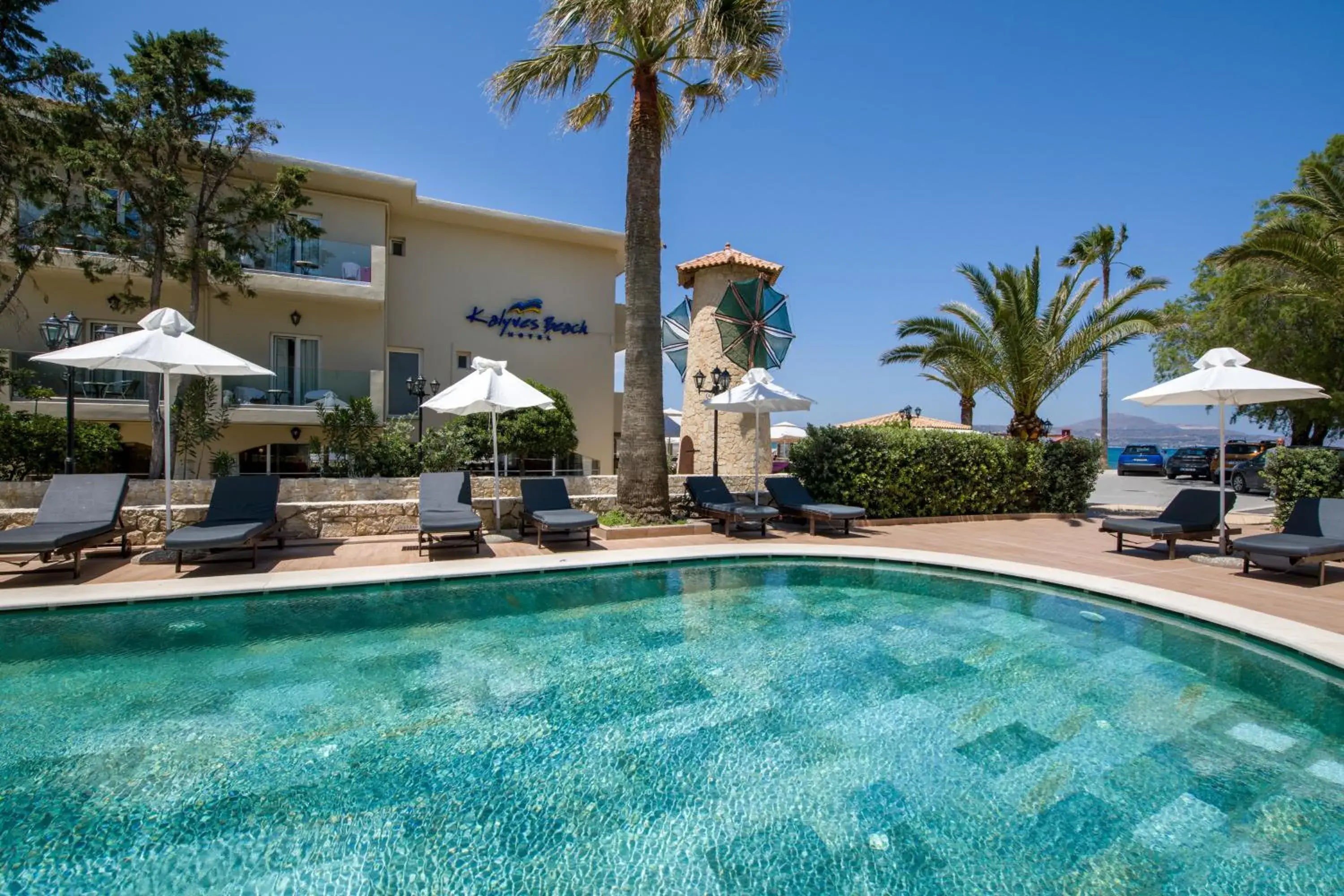 Property building in Kalyves Beach Hotel Property building in Kalyves Beach Hotel