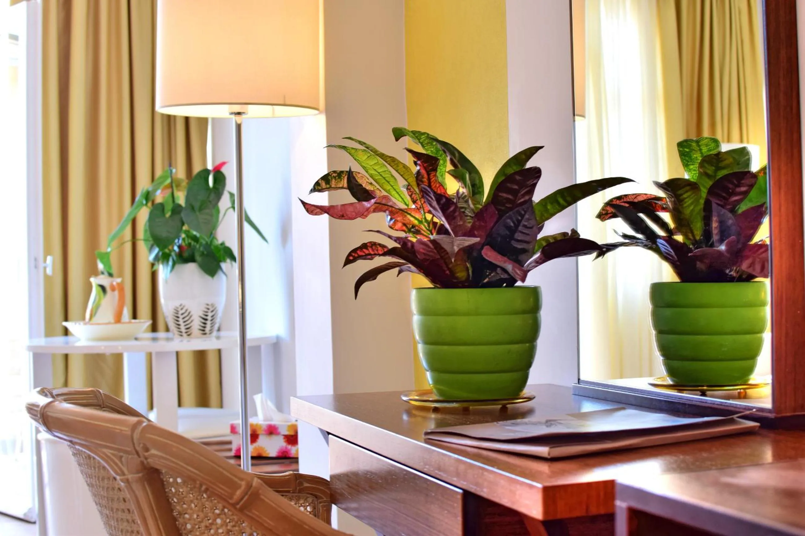 Seating area in Kalyves Beach Hotel