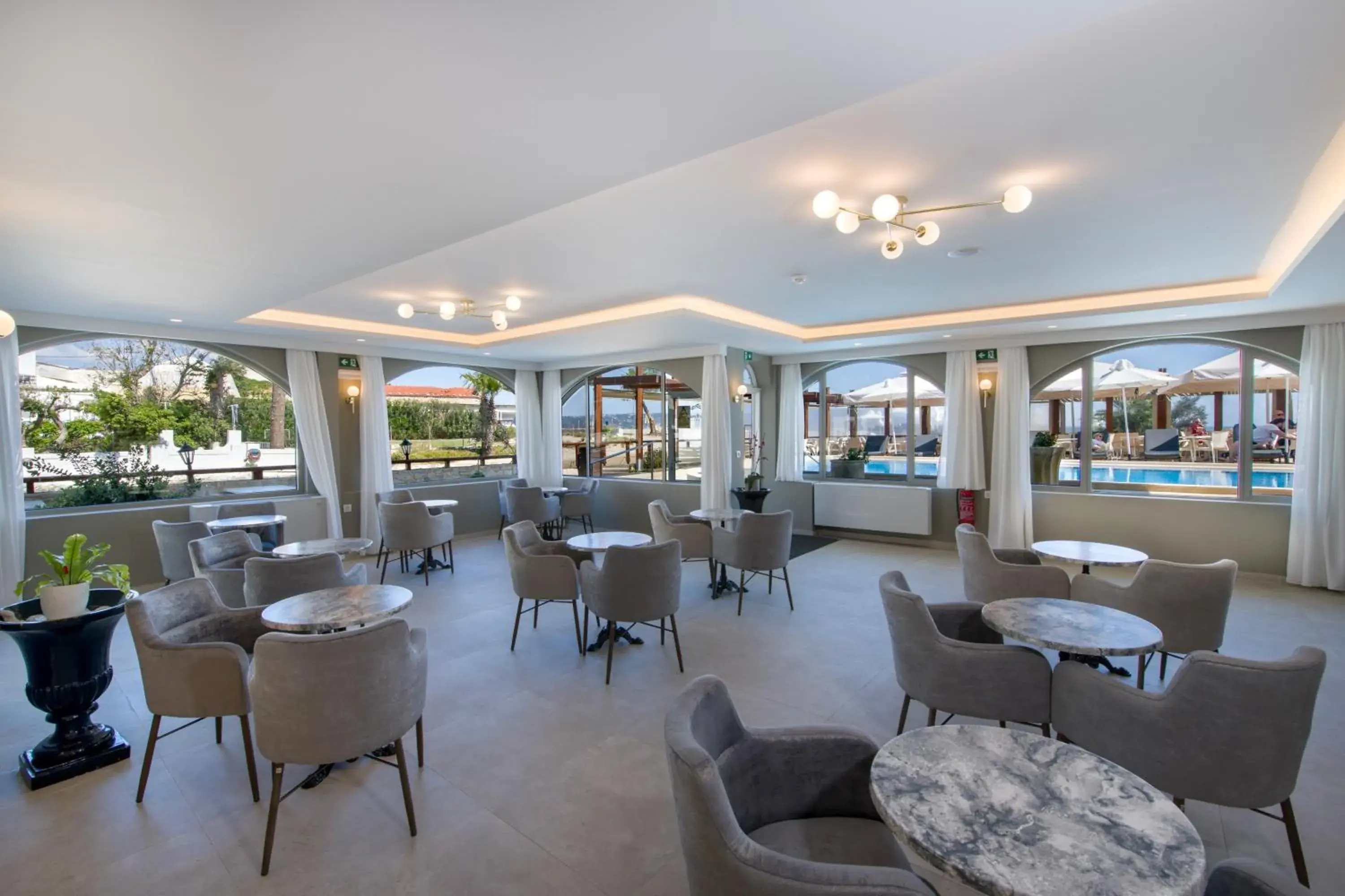 Lounge or bar in Kalyves Beach Hotel Lounge or bar in Kalyves Beach Hotel