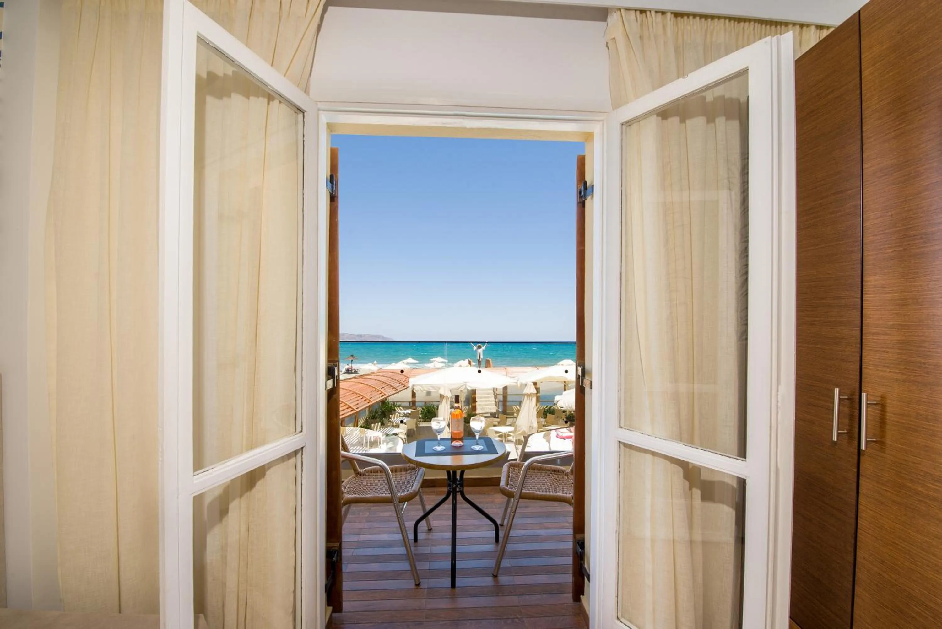 Balcony/Terrace in Kalyves Beach Hotel
