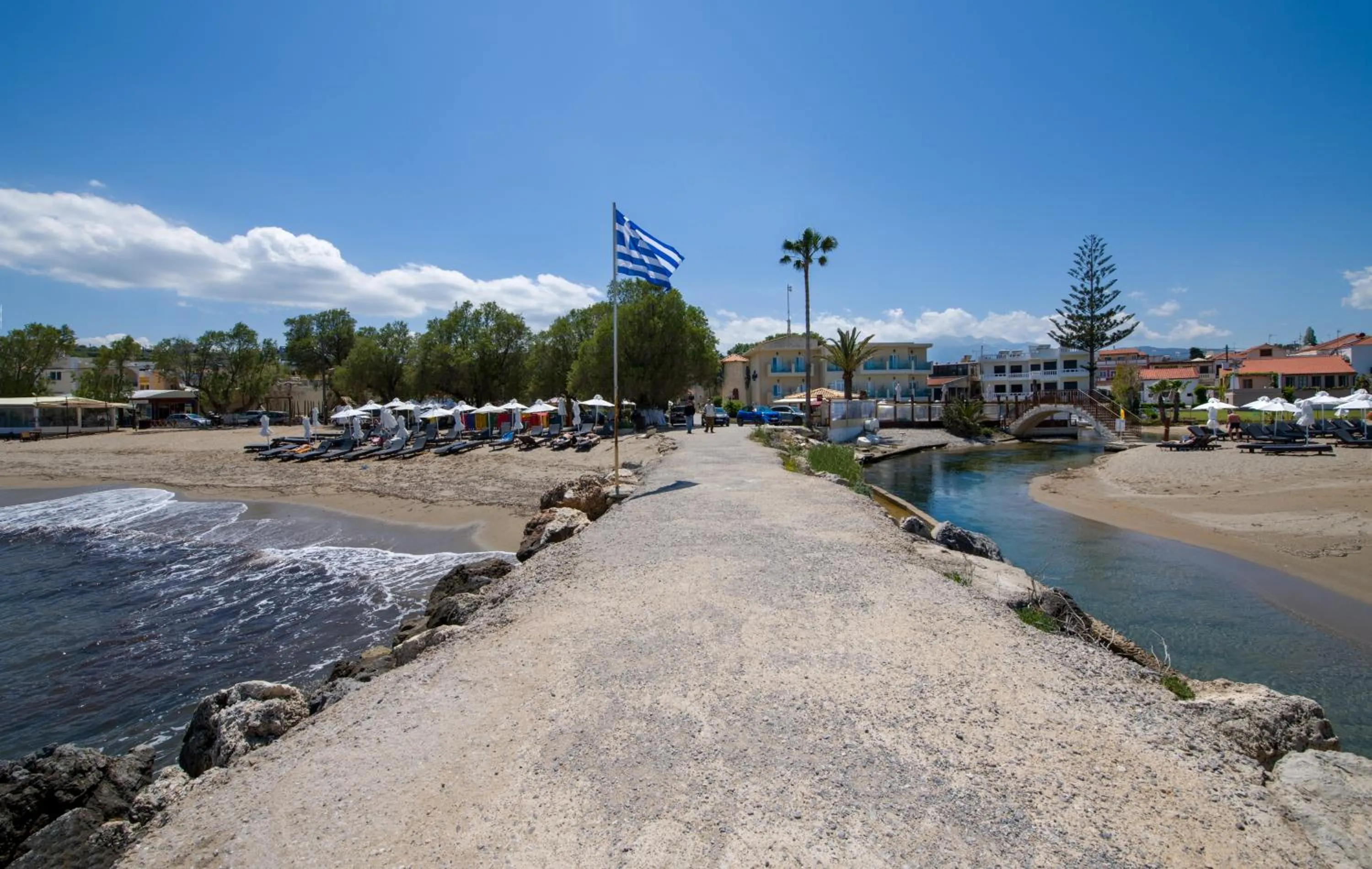 Natural landscape in Kalyves Beach Hotel