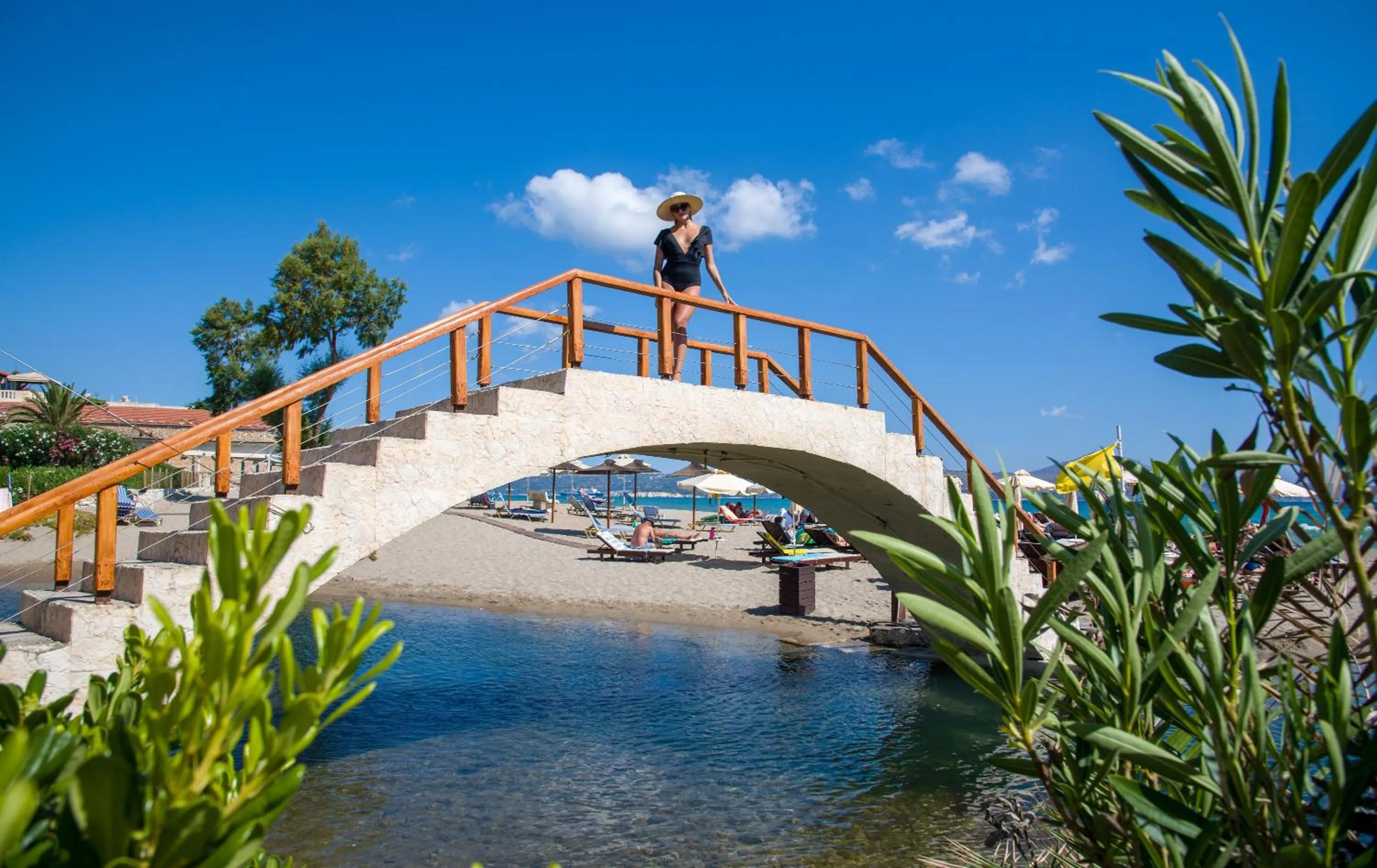 River view in Kalyves Beach Hotel