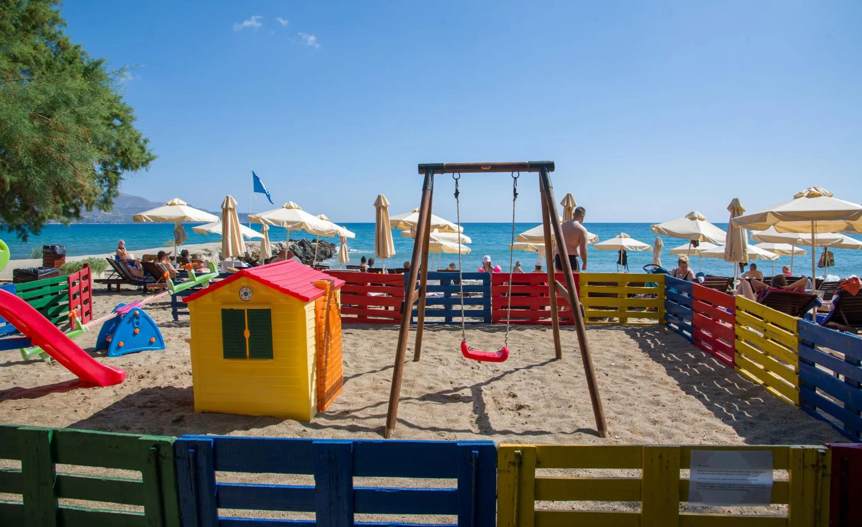 Children play ground in Kalyves Beach Hotel