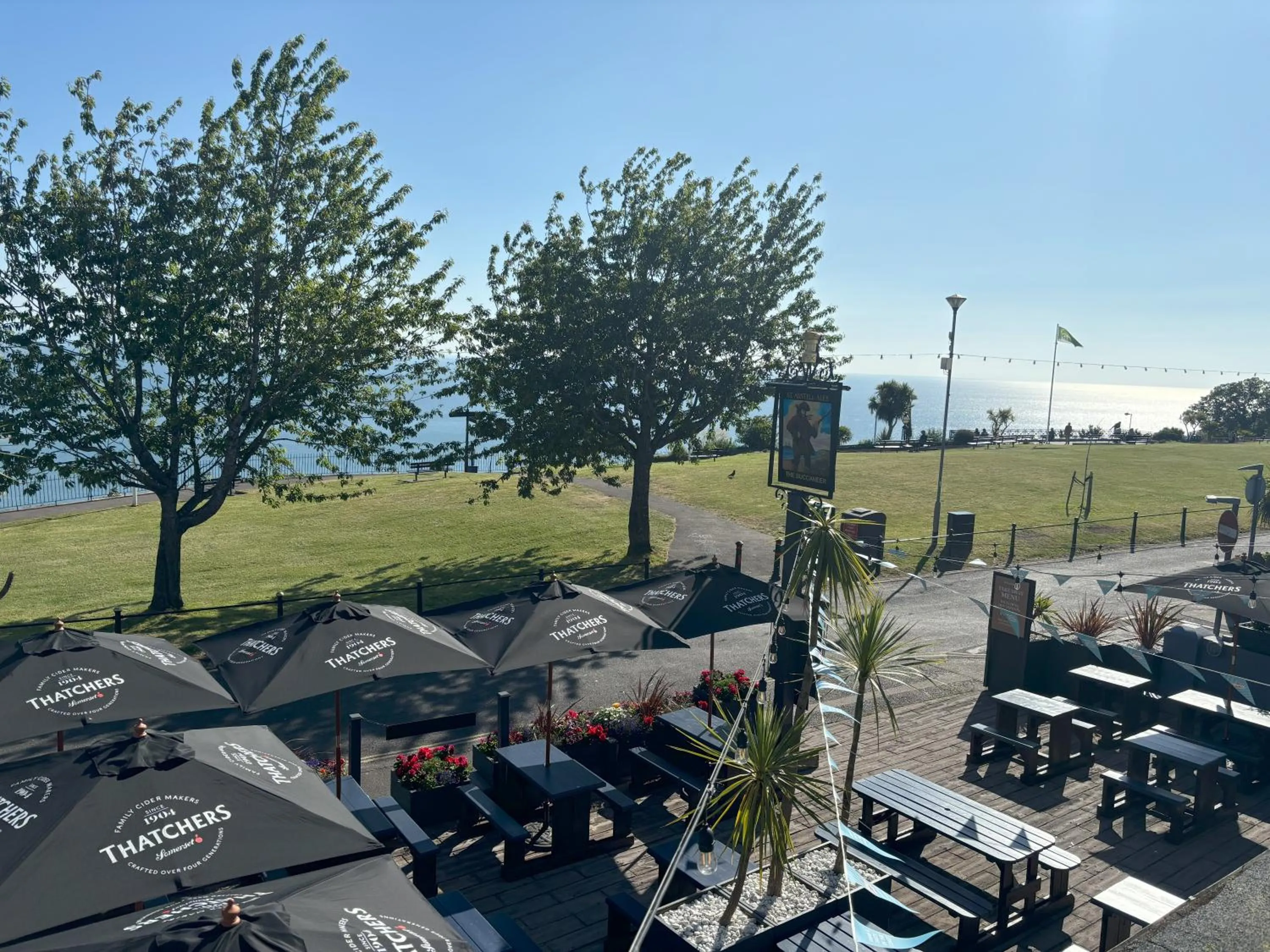 Sea view in The Buccaneer Inn