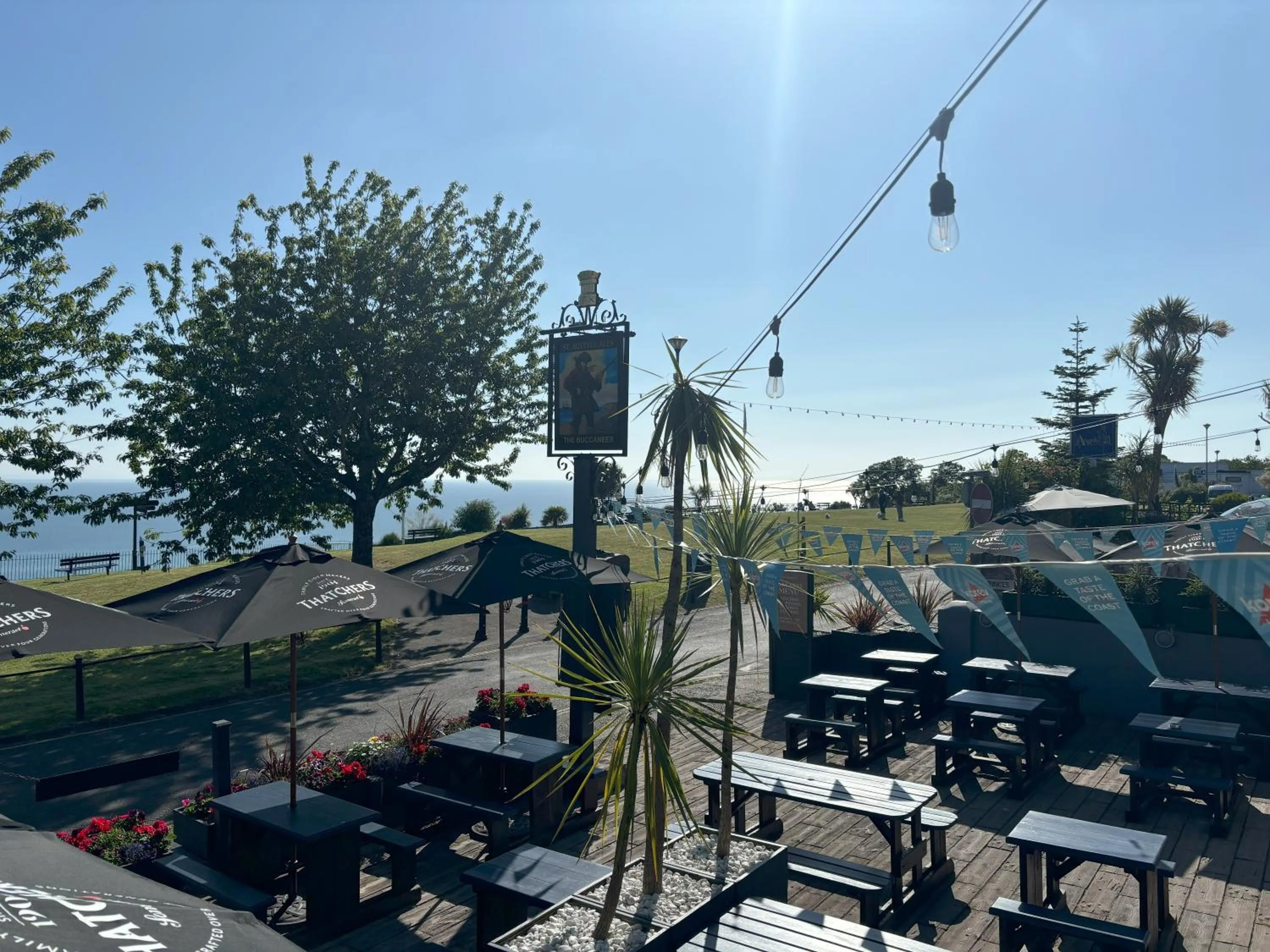 Sea view in The Buccaneer Inn