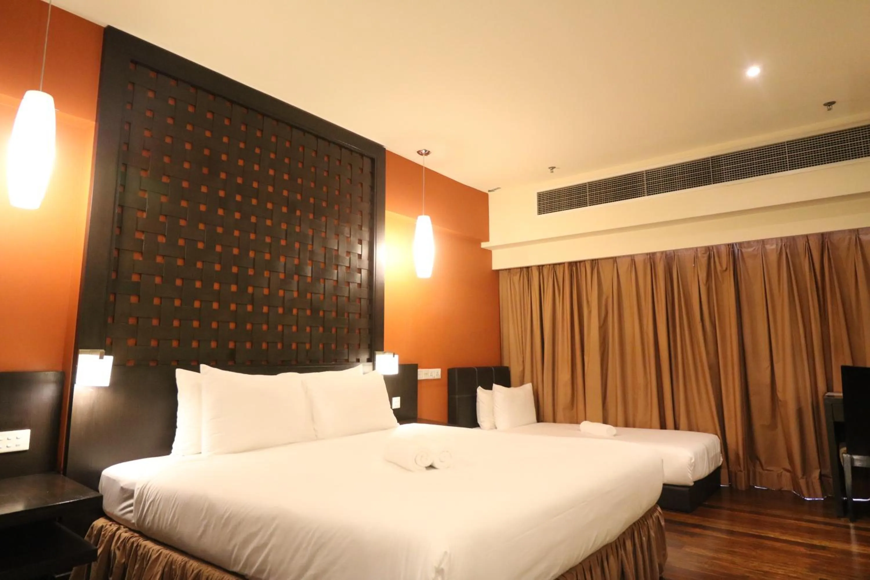 Bedroom, Bed in Millennium Suite At Pyramid Tower