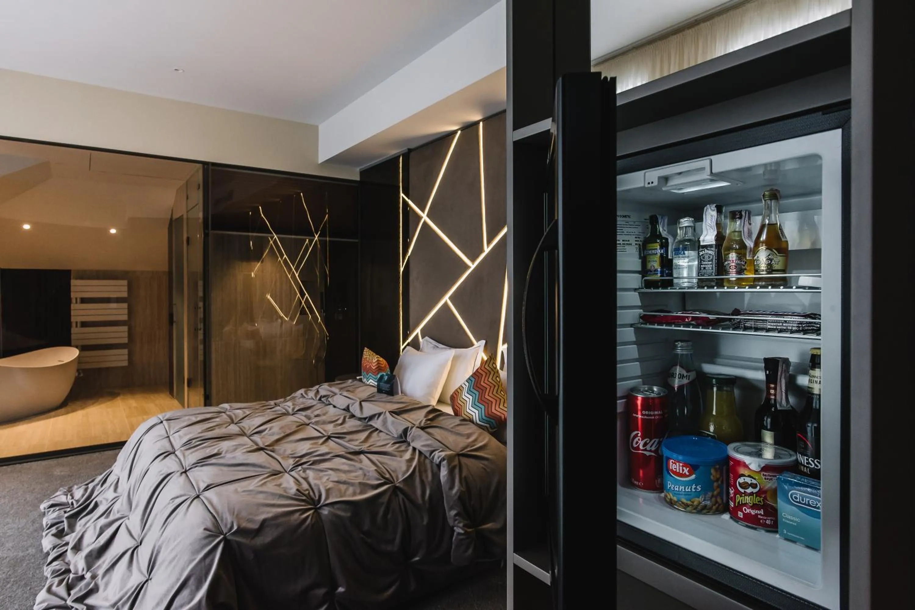 Decorative detail, Bed in Noble Boutique Hotel