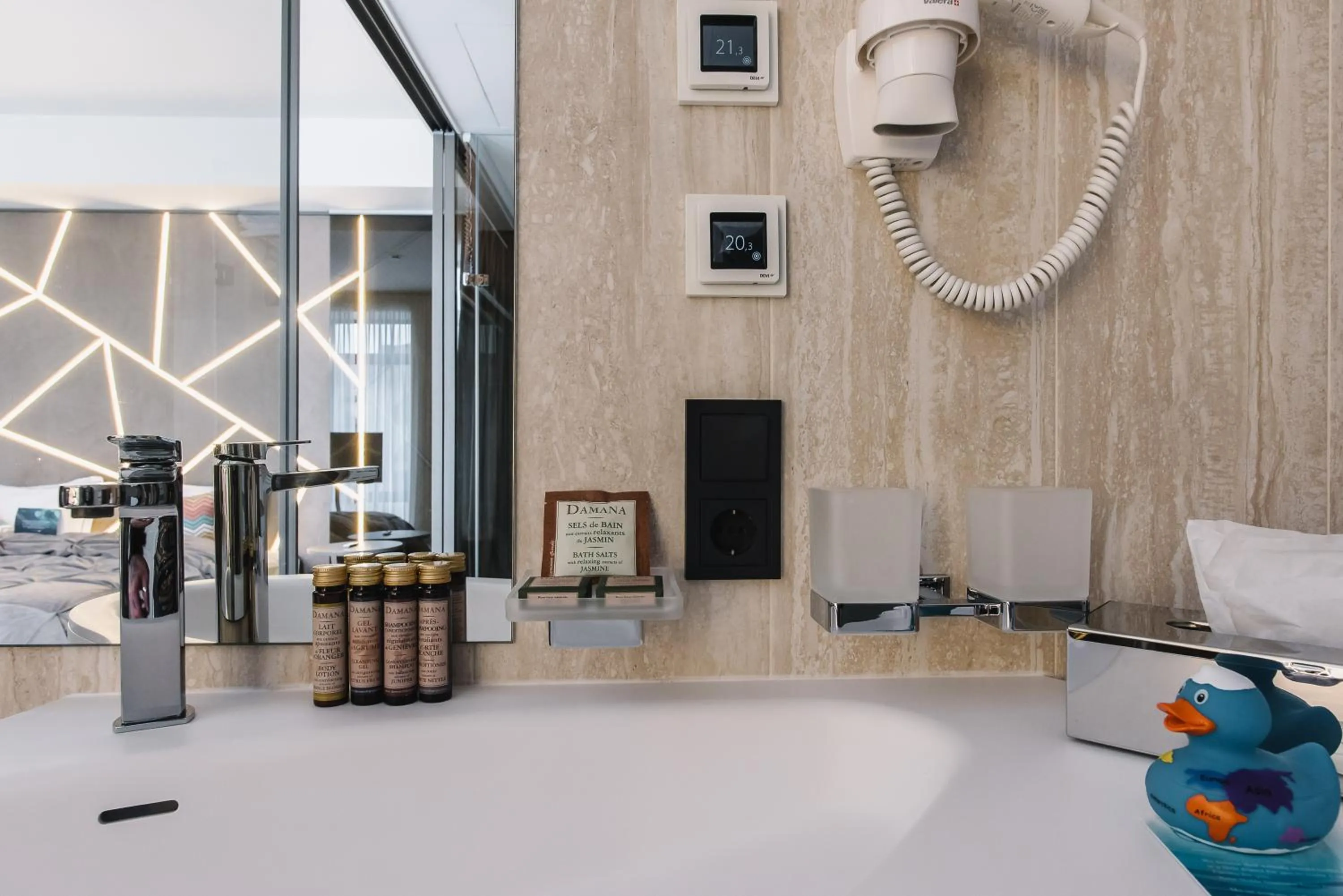 Decorative detail in Noble Boutique Hotel