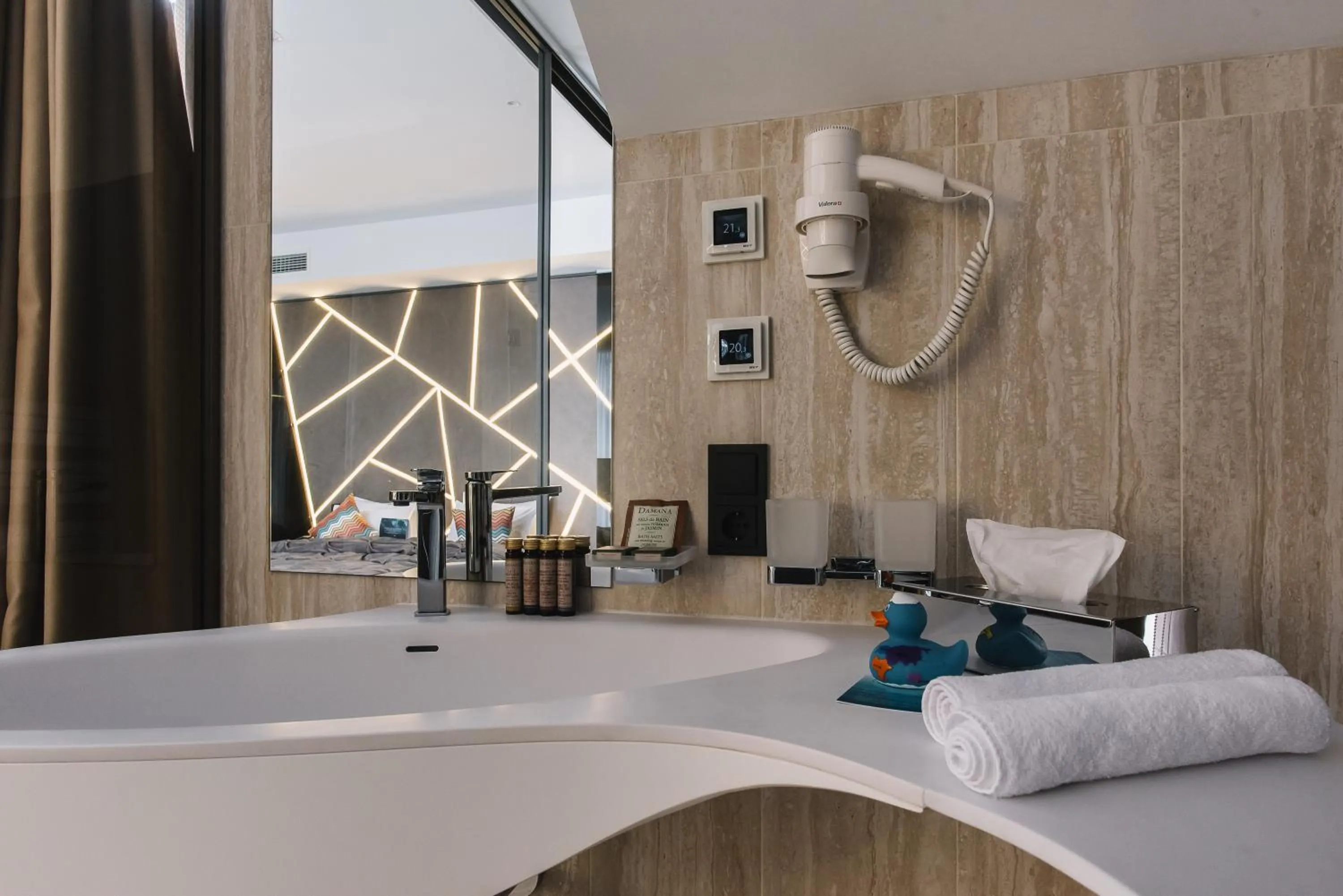 Decorative detail, Bed in Noble Boutique Hotel