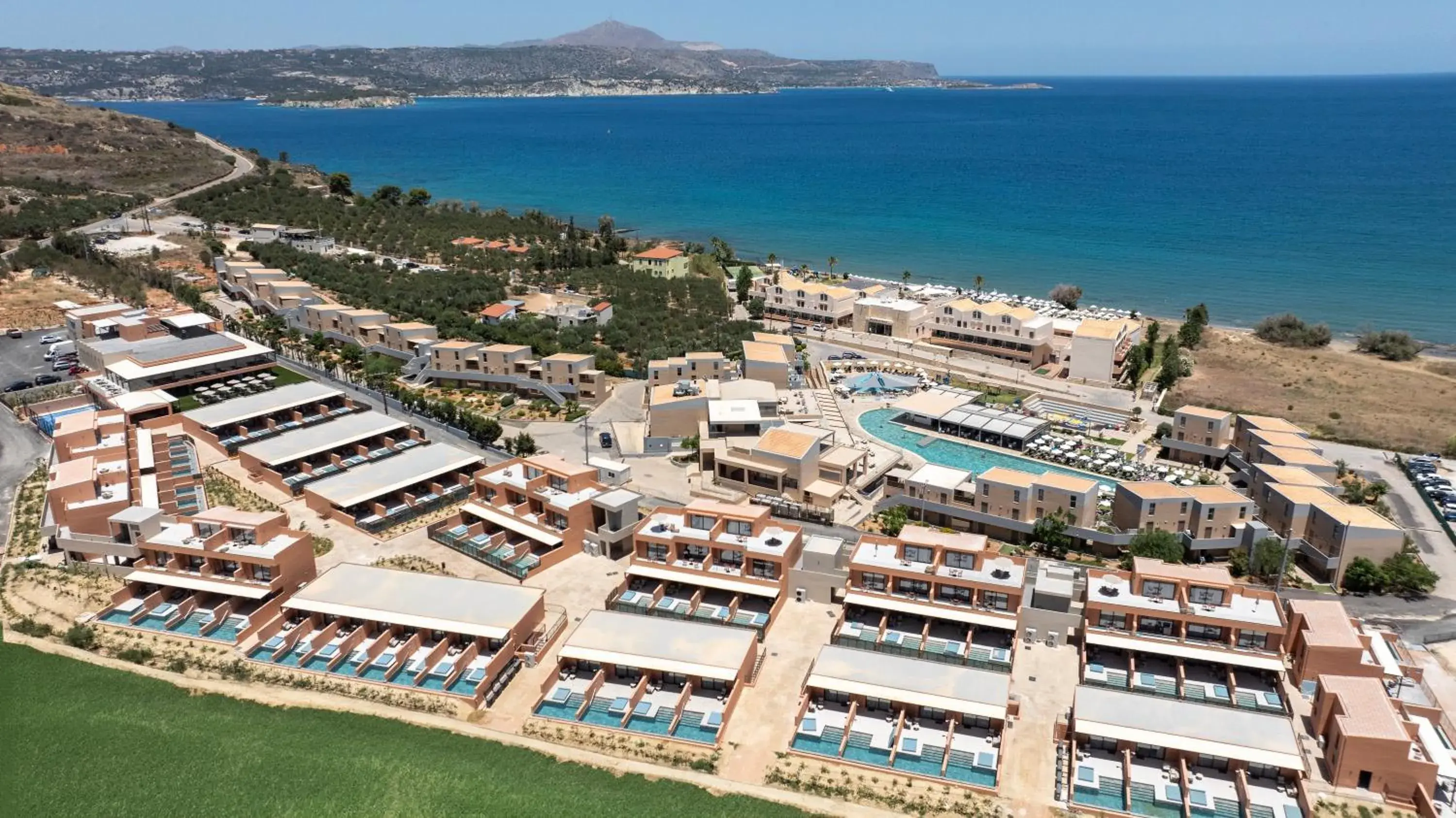 Bird's eye view in Kiani Beach Resort Family All Inclusive Bird's eye view in Kiani Beach Resort Family All Inclusive