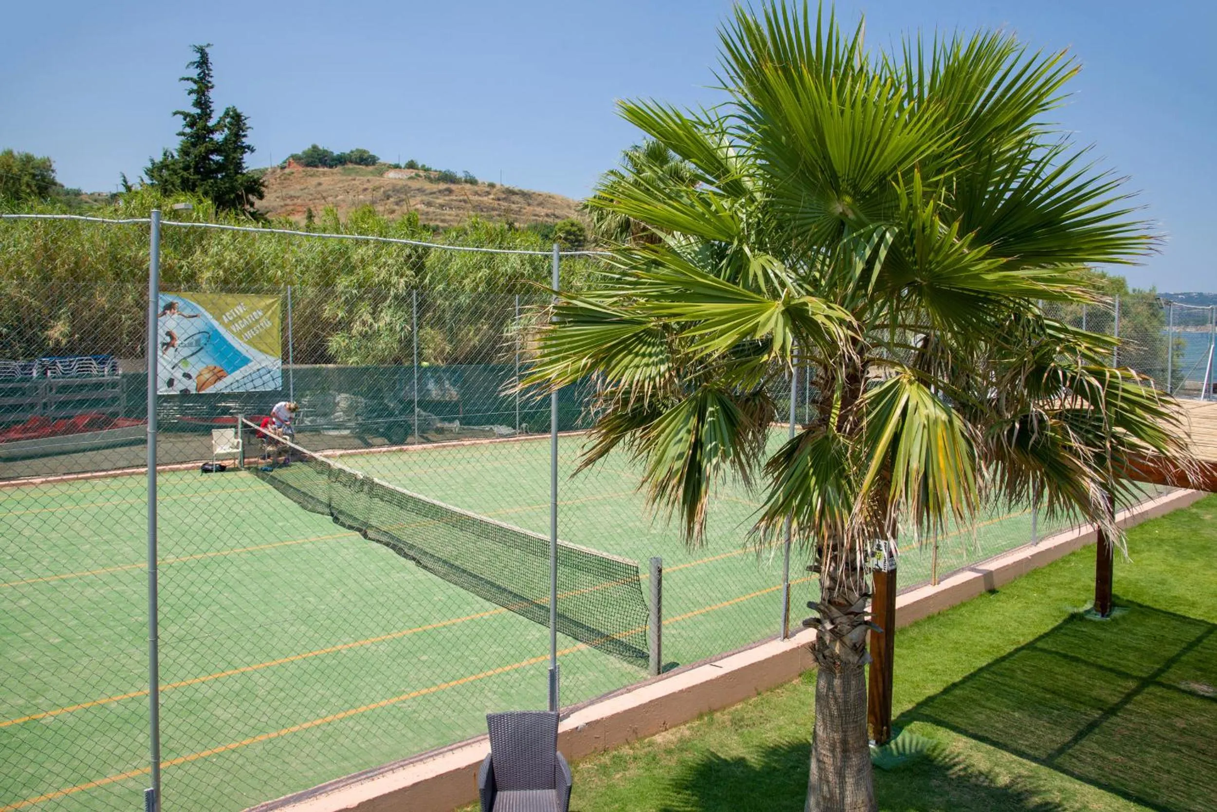 Tennis court in Kiani Beach Resort Family All Inclusive