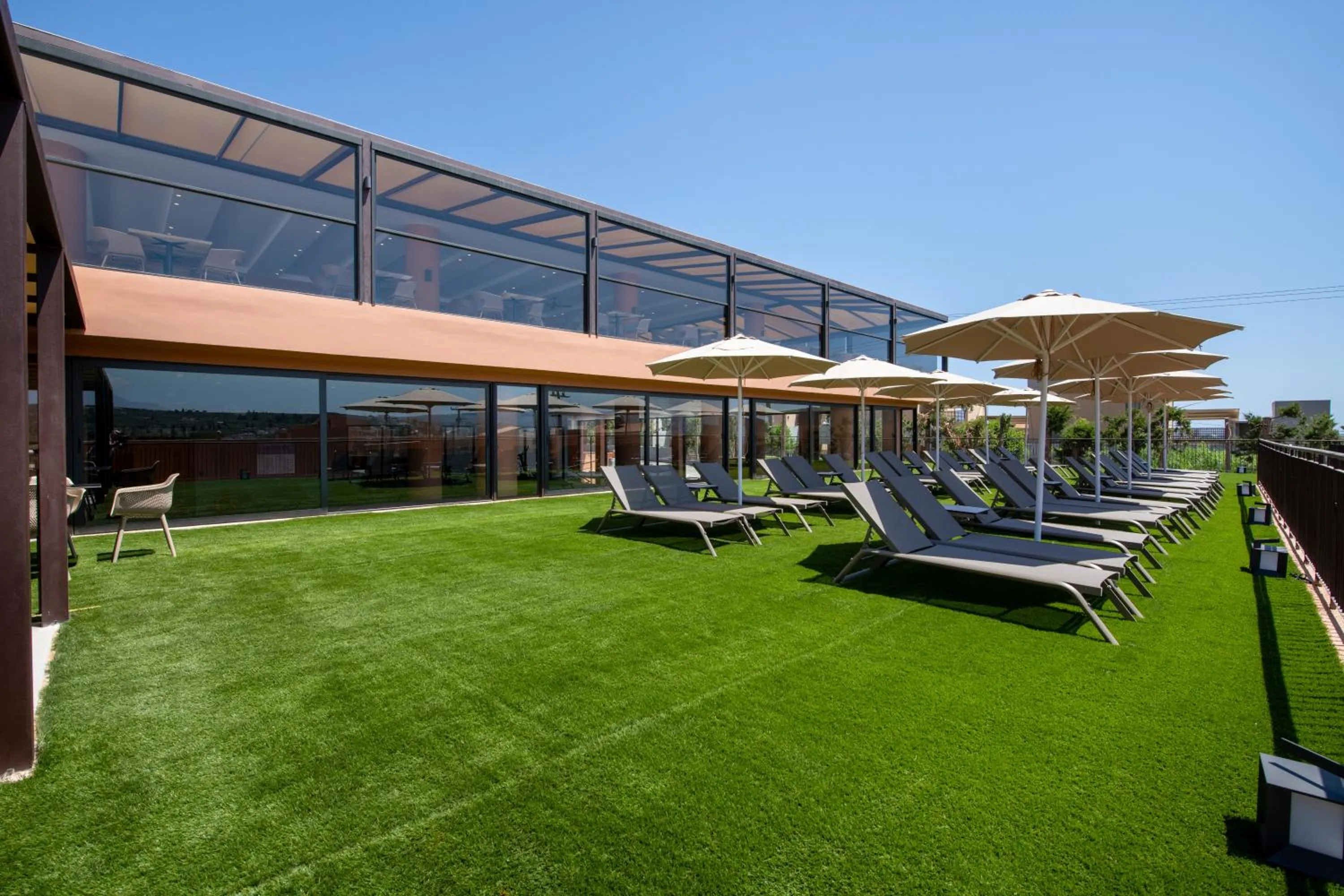 sunbed in Kiani Beach Resort Family All Inclusive