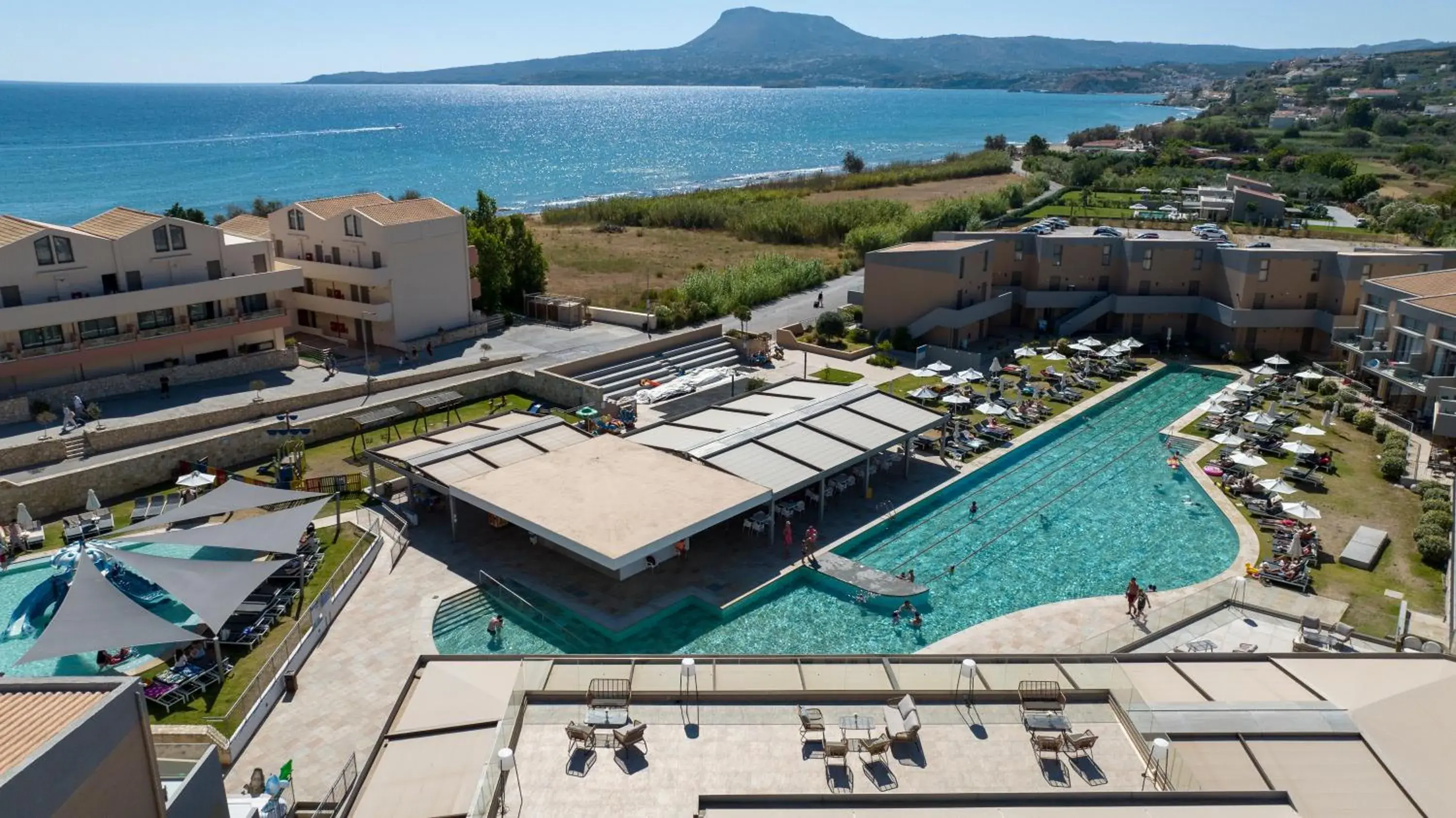 Bird's eye view in Kiani Beach Resort Family All Inclusive Bird's eye view in Kiani Beach Resort Family All Inclusive