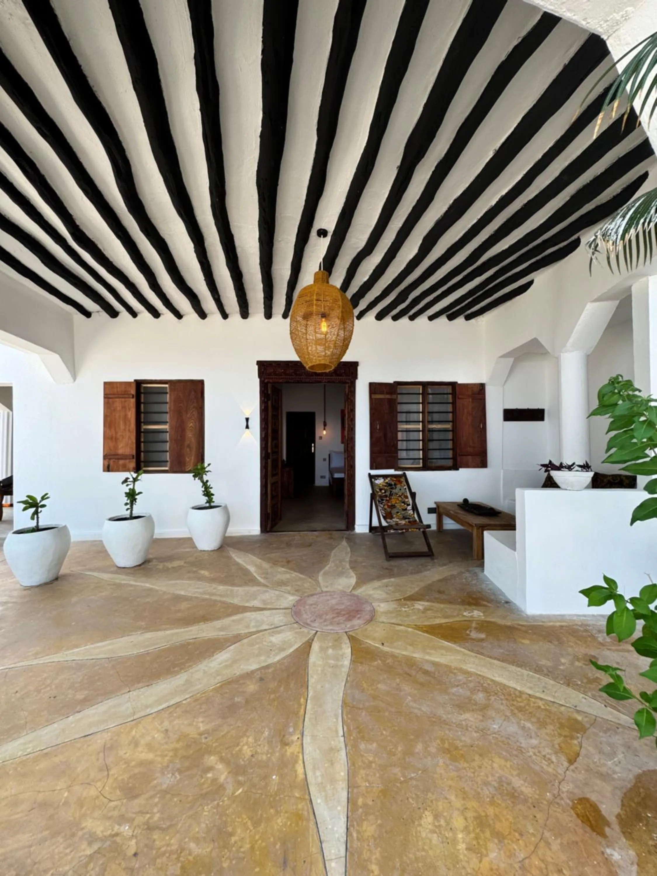 Seating area in Mango Beach House