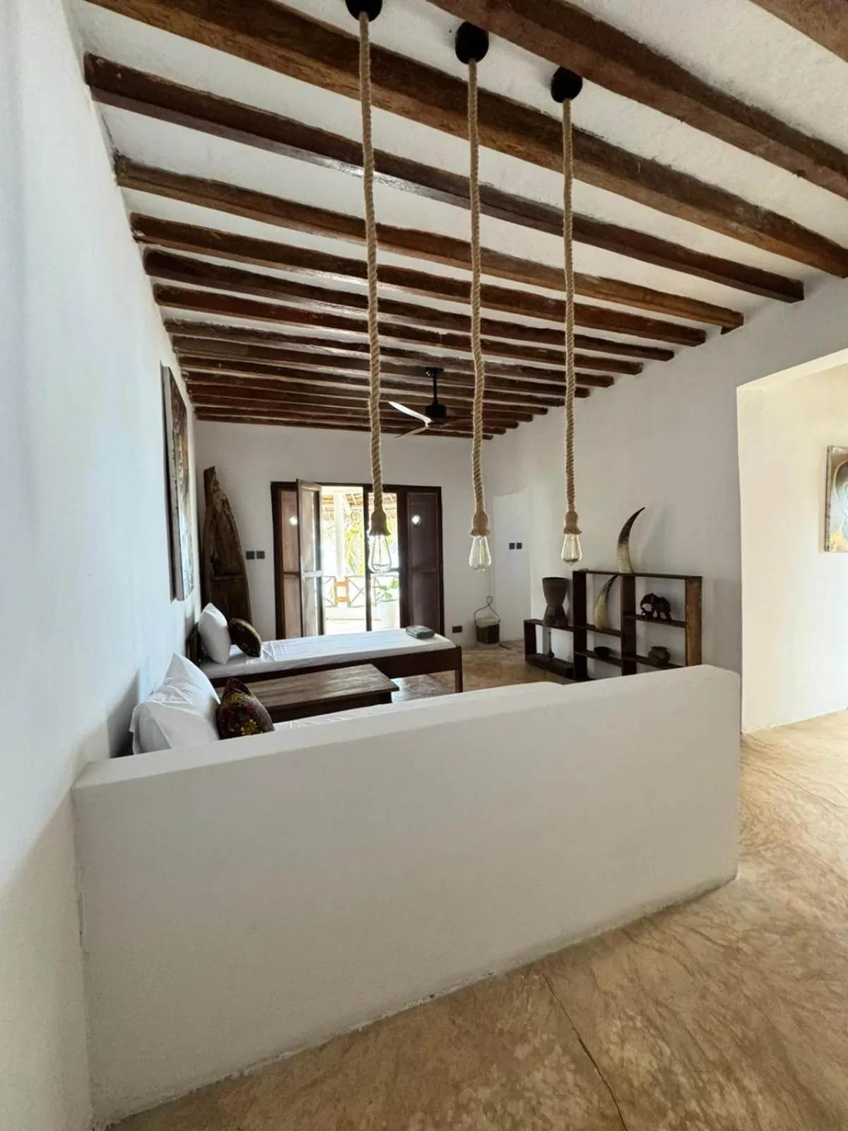 Living room in Mango Beach House