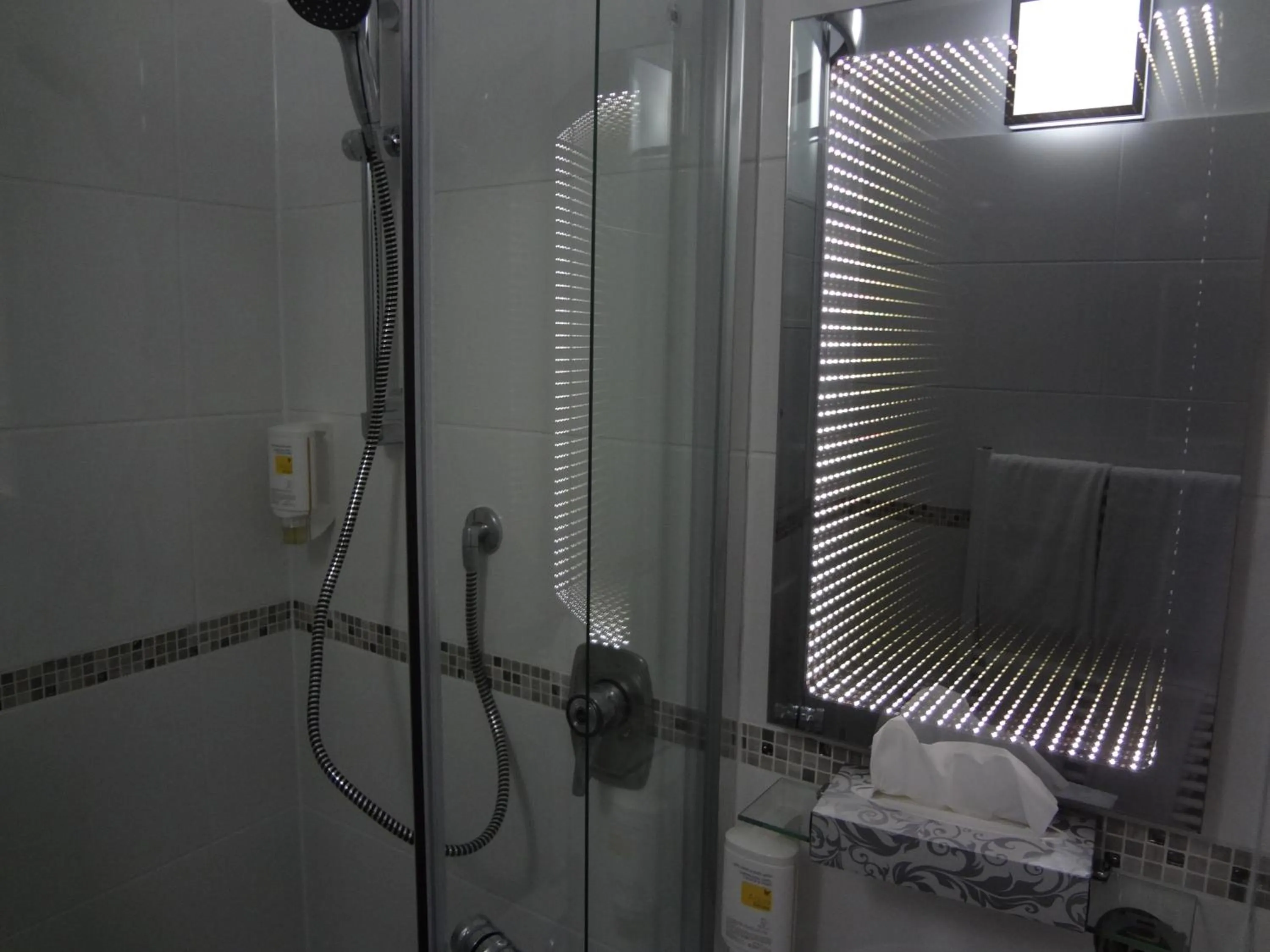 Shower in Hotel Mainbogen