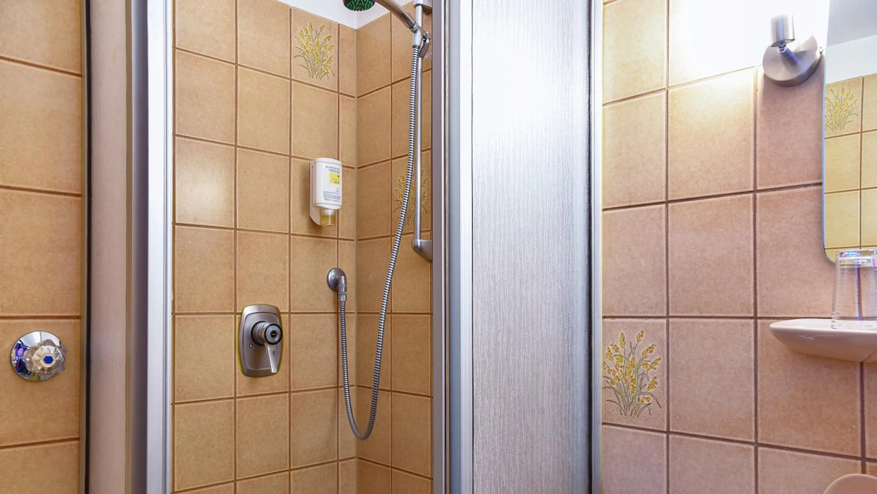 Shower in Hotel Mainbogen