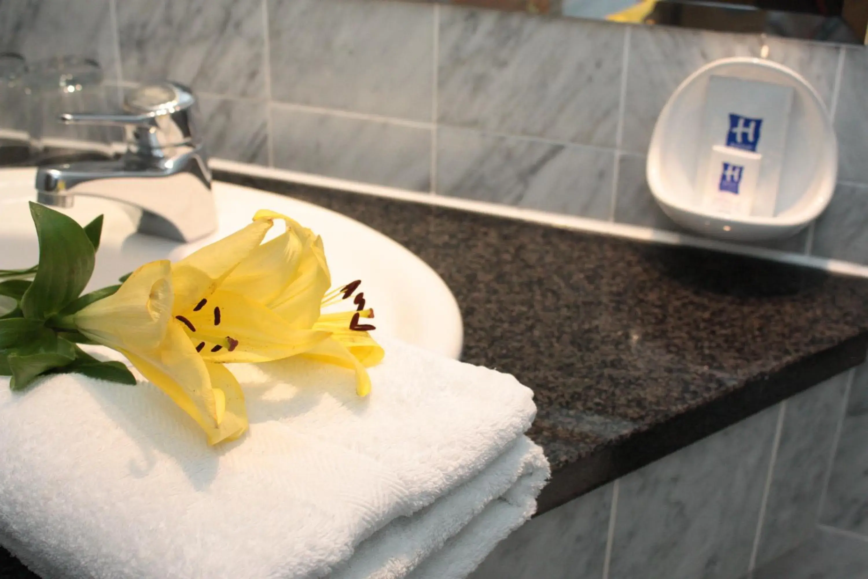 Bathroom in Mainbogen Hotel