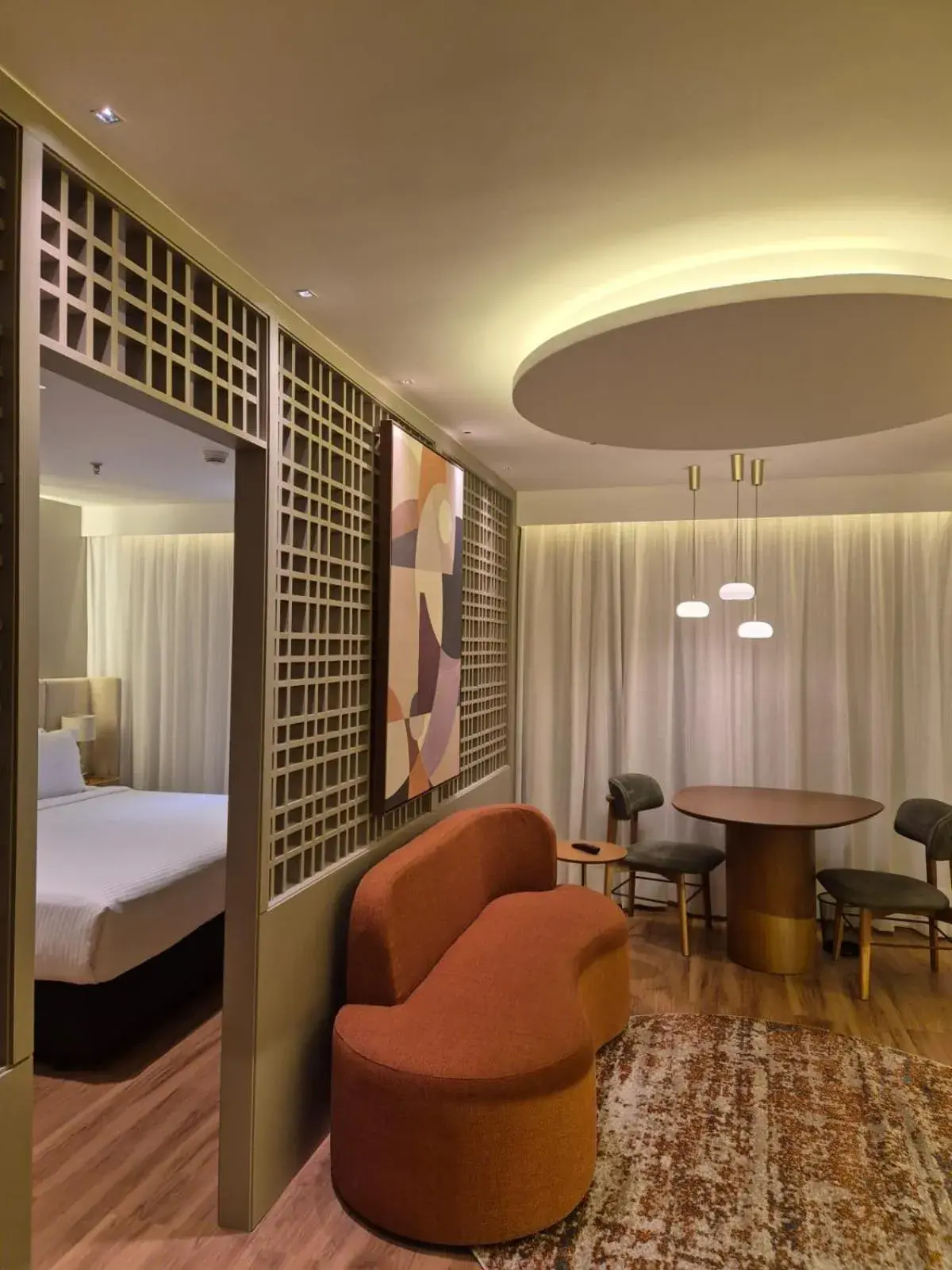 View (from property/room), Bed in Intercity São Paulo Nações Unidas View (from property/room), Bed in Intercity São Paulo Nações Unidas