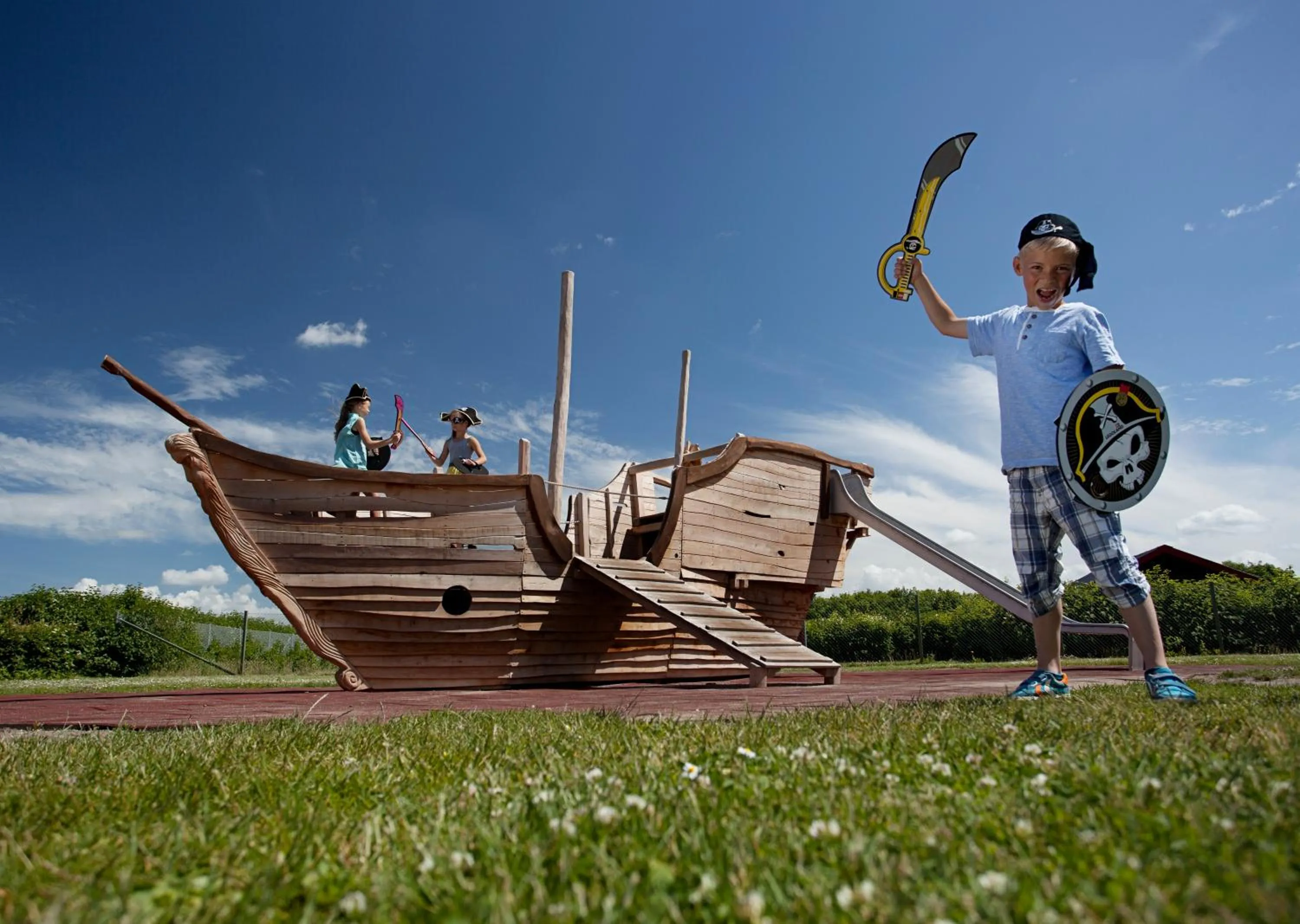 Children play ground in LEGOLAND Pirates´ Inn Motel