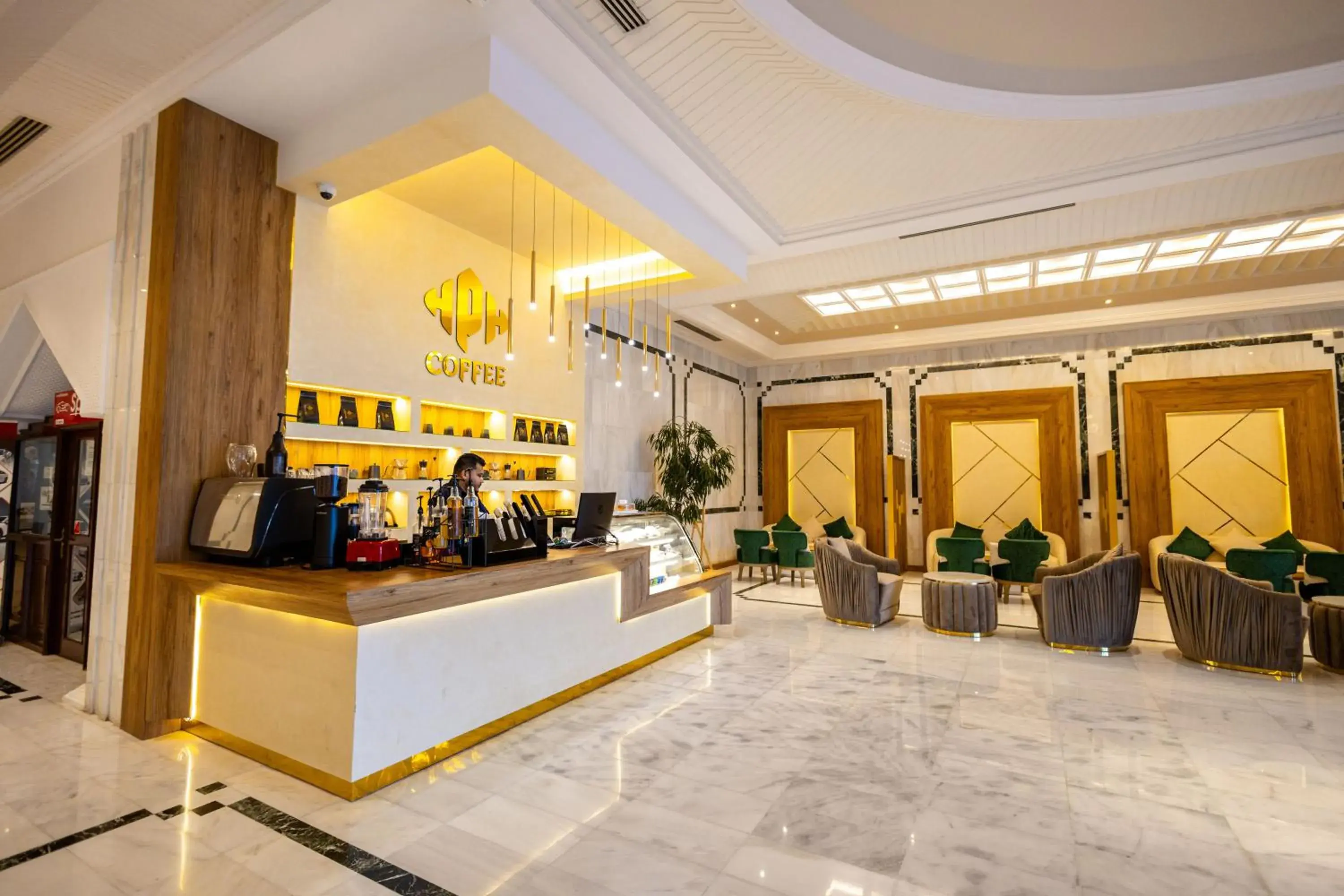 Lobby or reception in Hamdan Plaza Hotel Salalah, an HTG Hotel Lobby or reception in Hamdan Plaza Hotel Salalah, an HTG Hotel