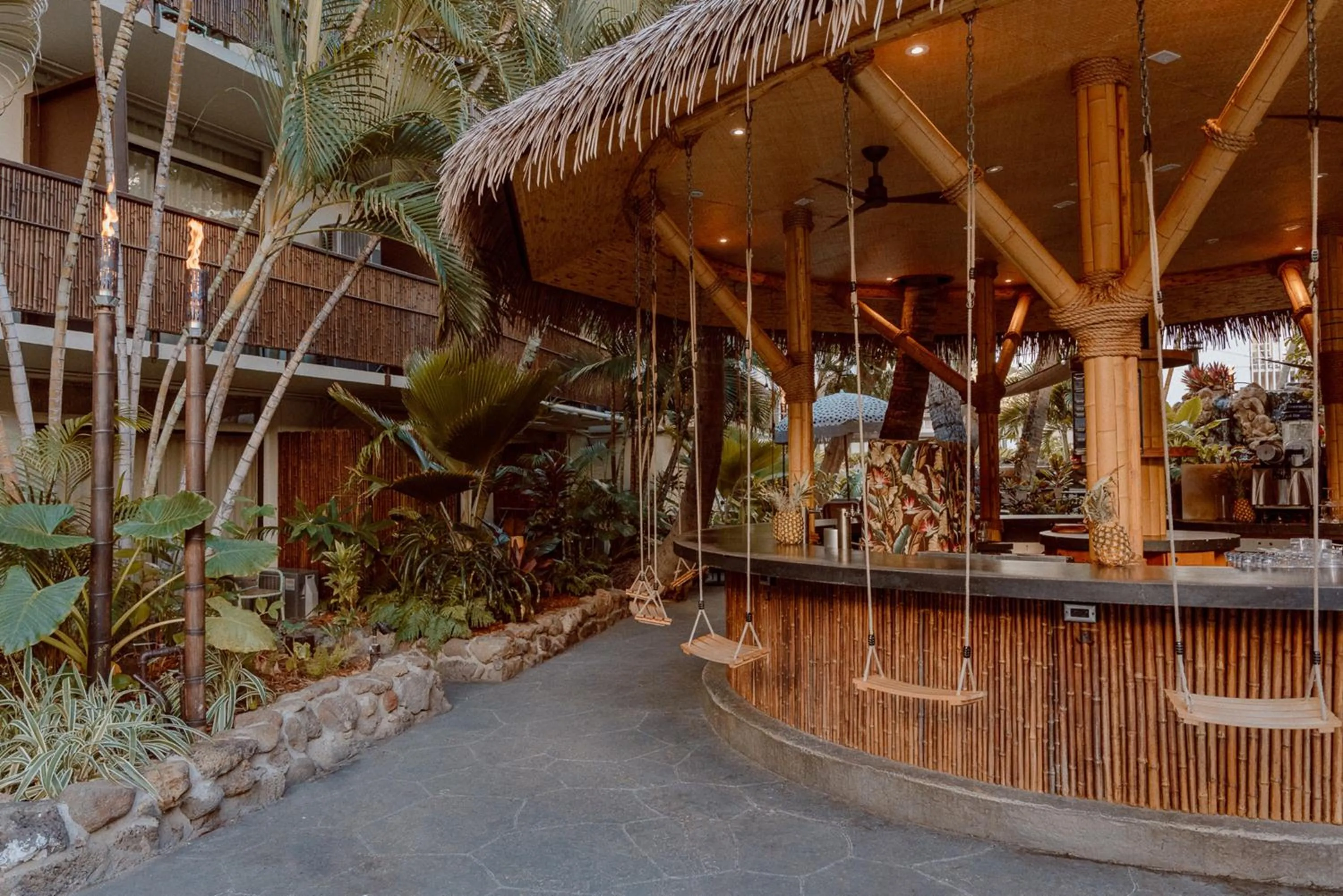 Garden in White Sands Hotel