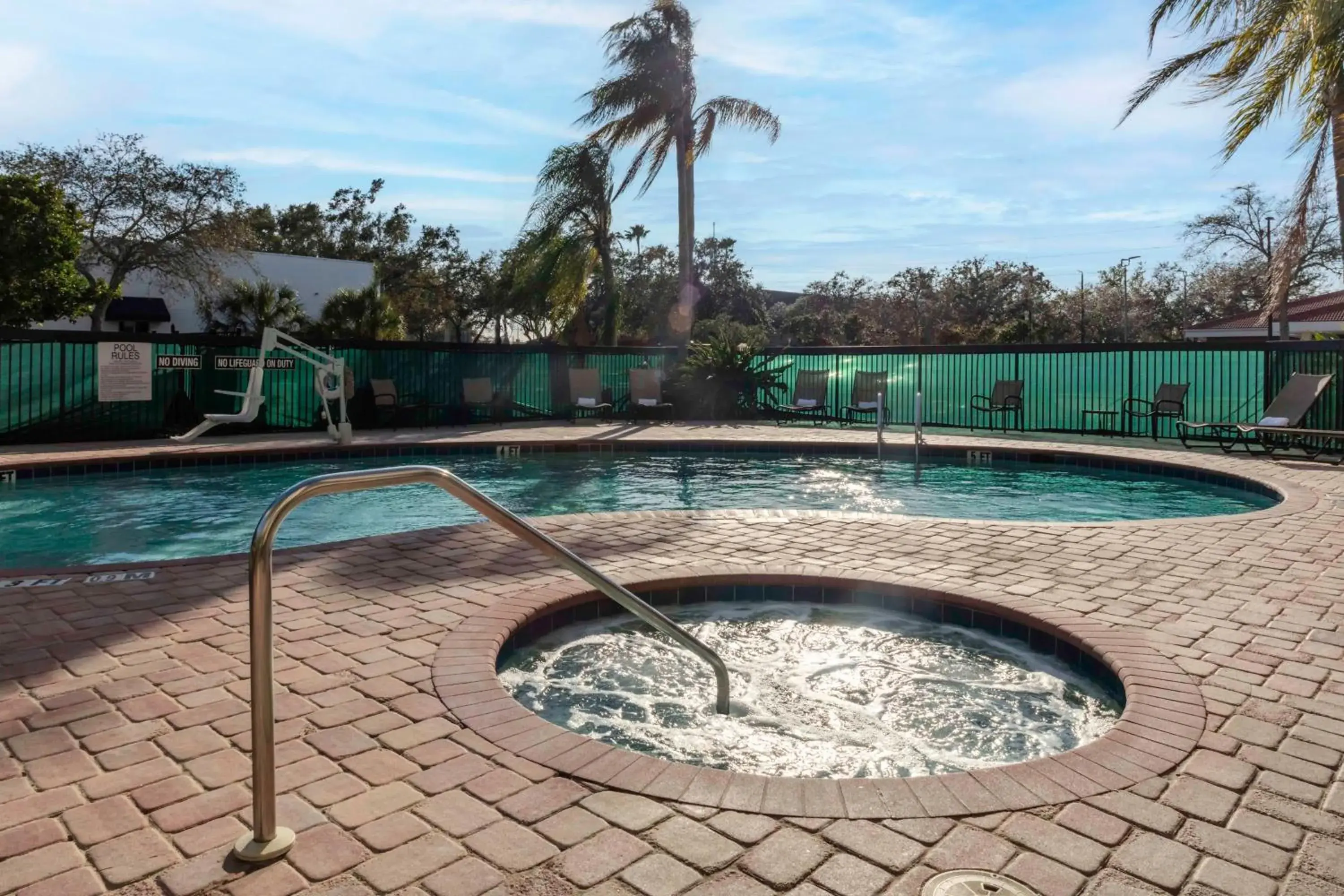 Pool view in Hampton Inn Sarasota I-75 Bee Ridge Pool view in Hampton Inn Sarasota I-75 Bee Ridge