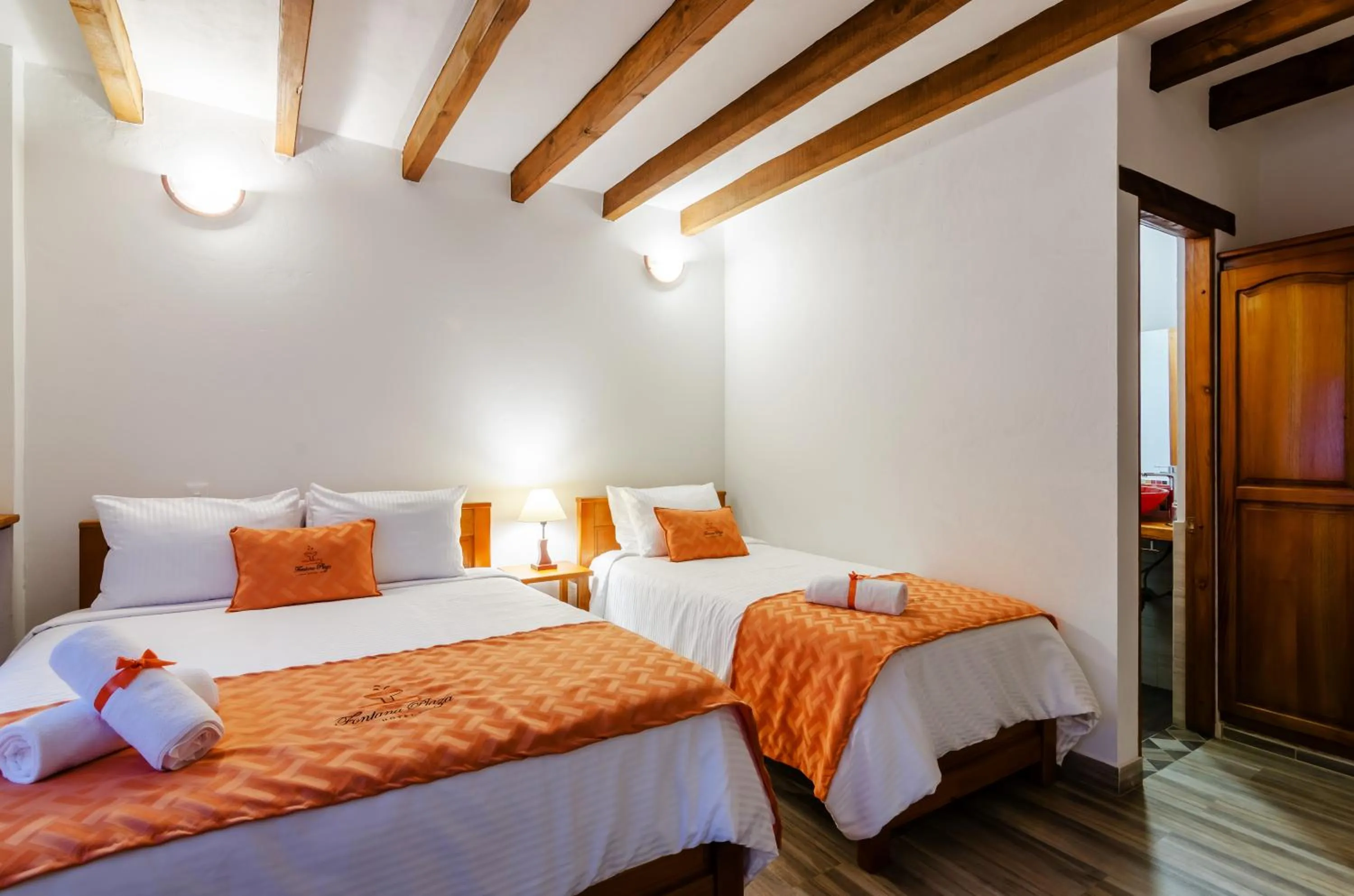 Bed in Fontana Plaza Hotel