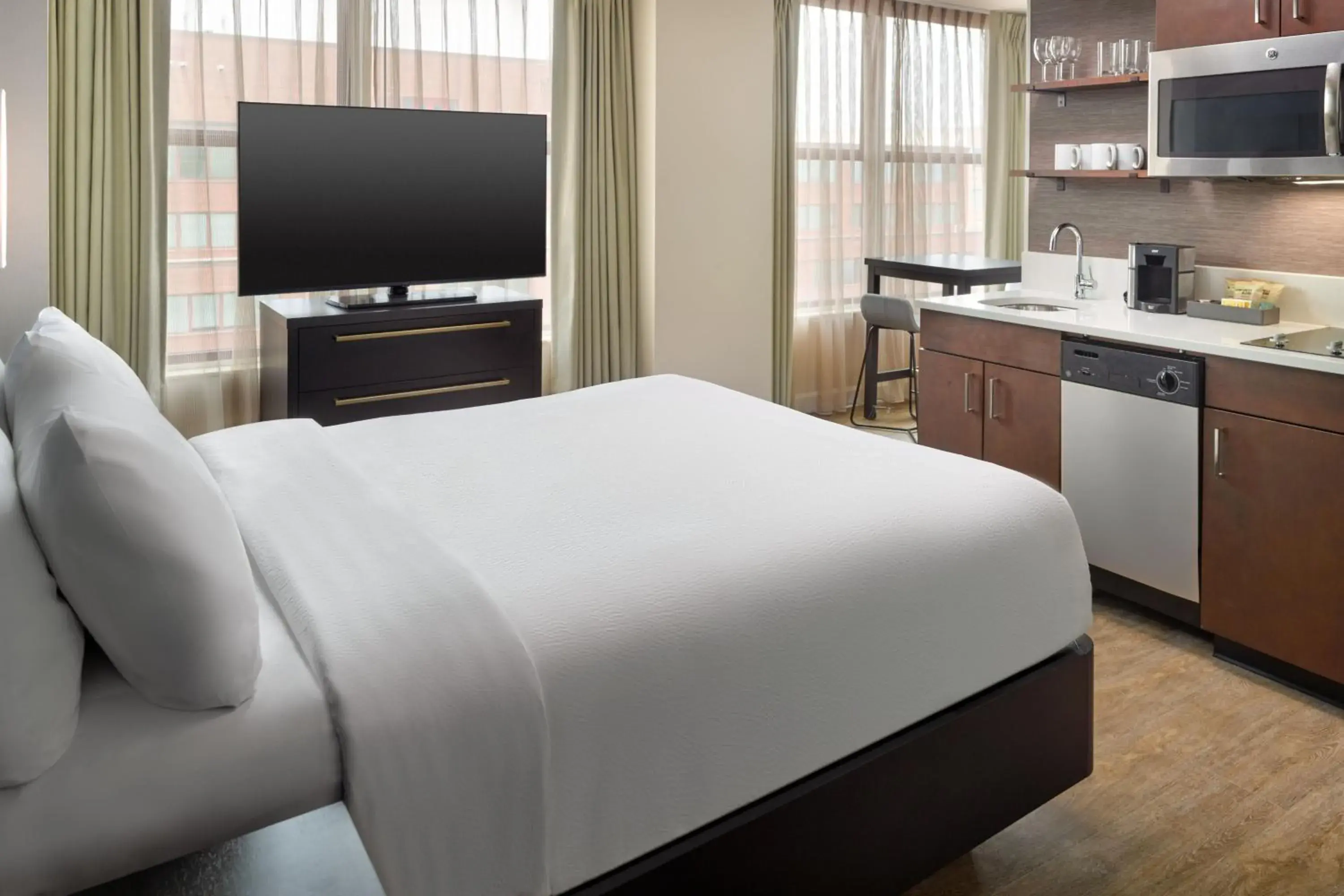 Queen Studio in Residence Inn Washington, DC/ Downtown Queen Studio in Residence Inn Washington, DC/ Downtown