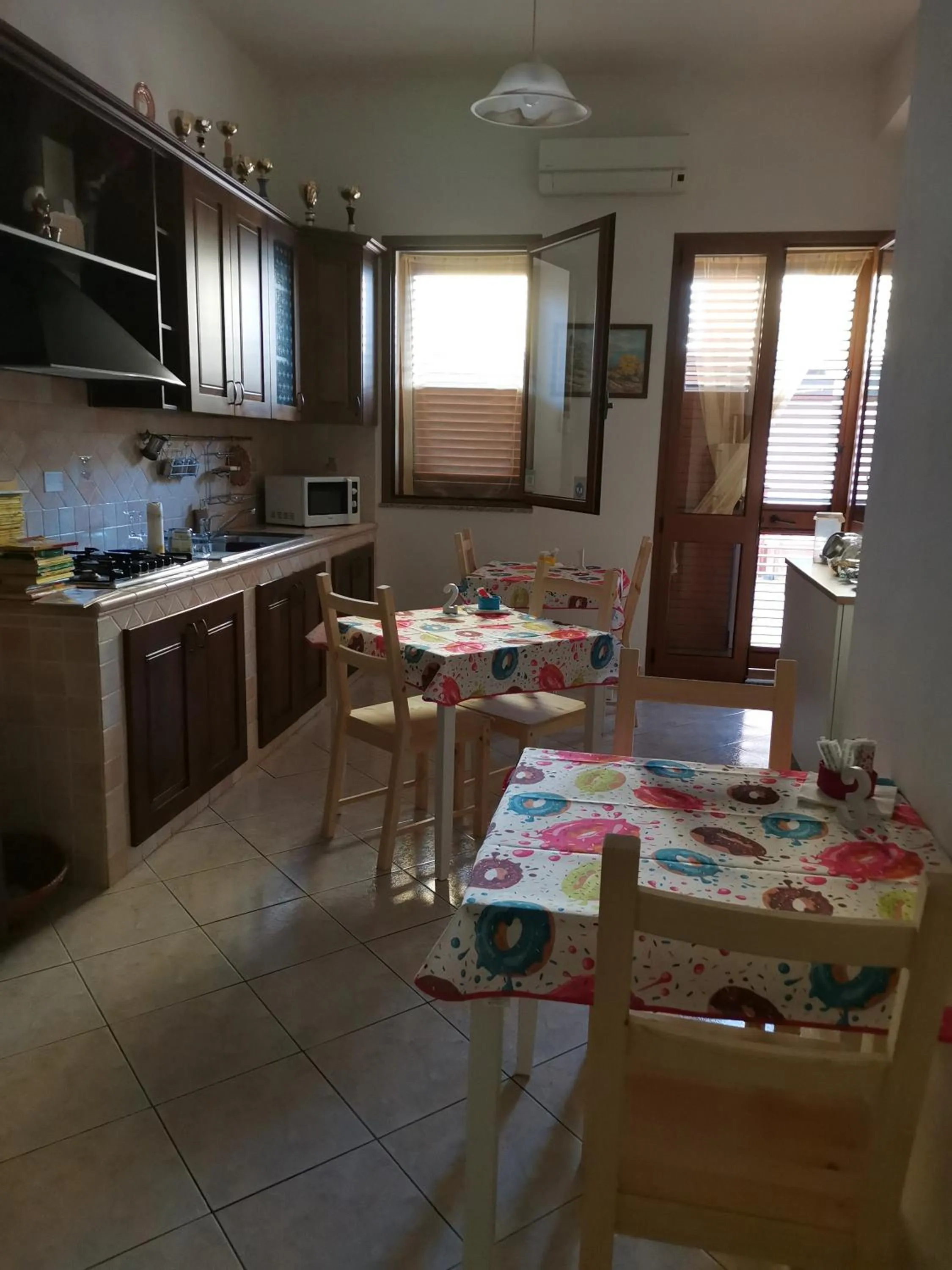 Communal kitchen in L'abete