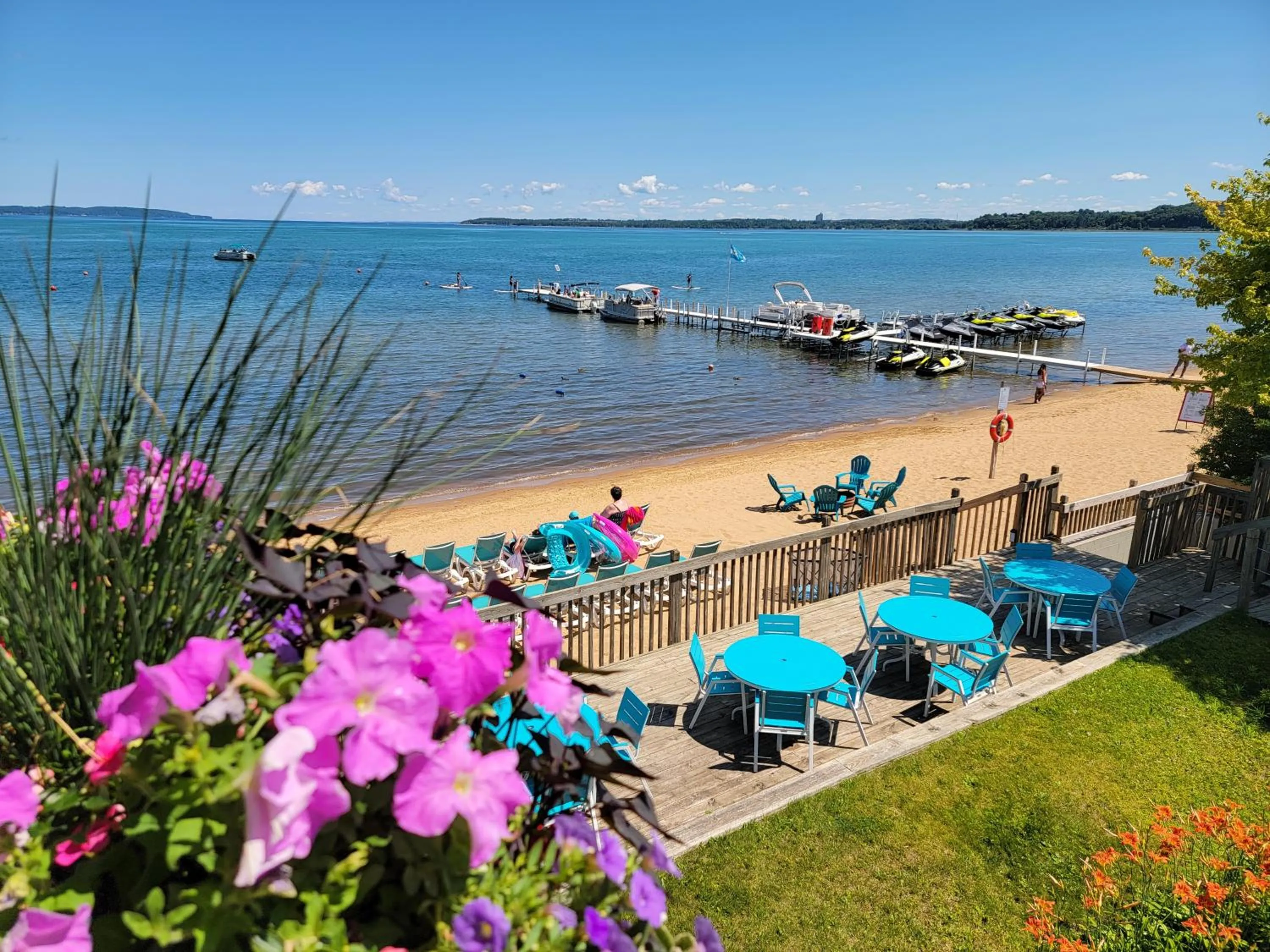 Patio in Brio Beach Inn