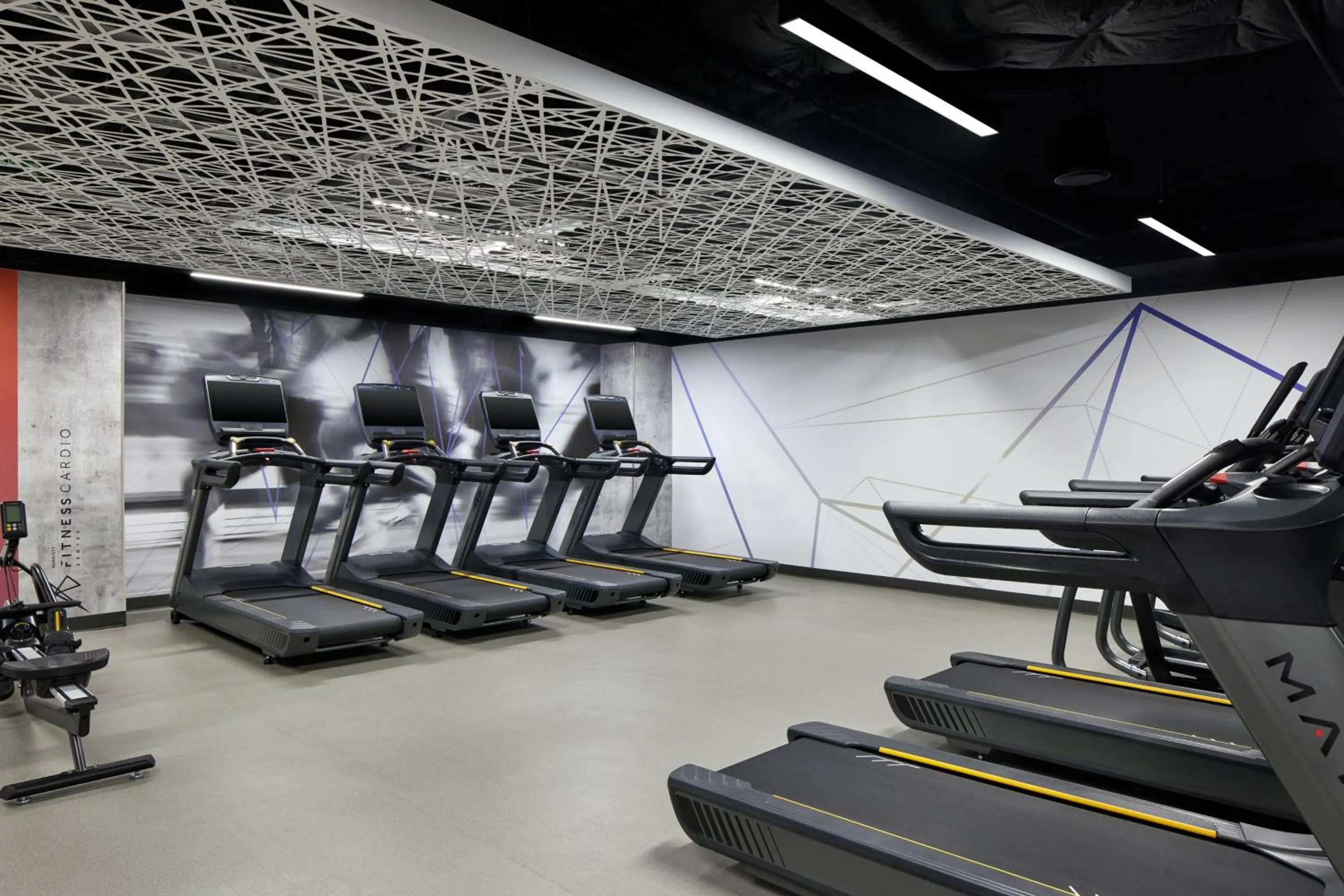 Fitness centre/facilities in Washington Marriott at Metro Center