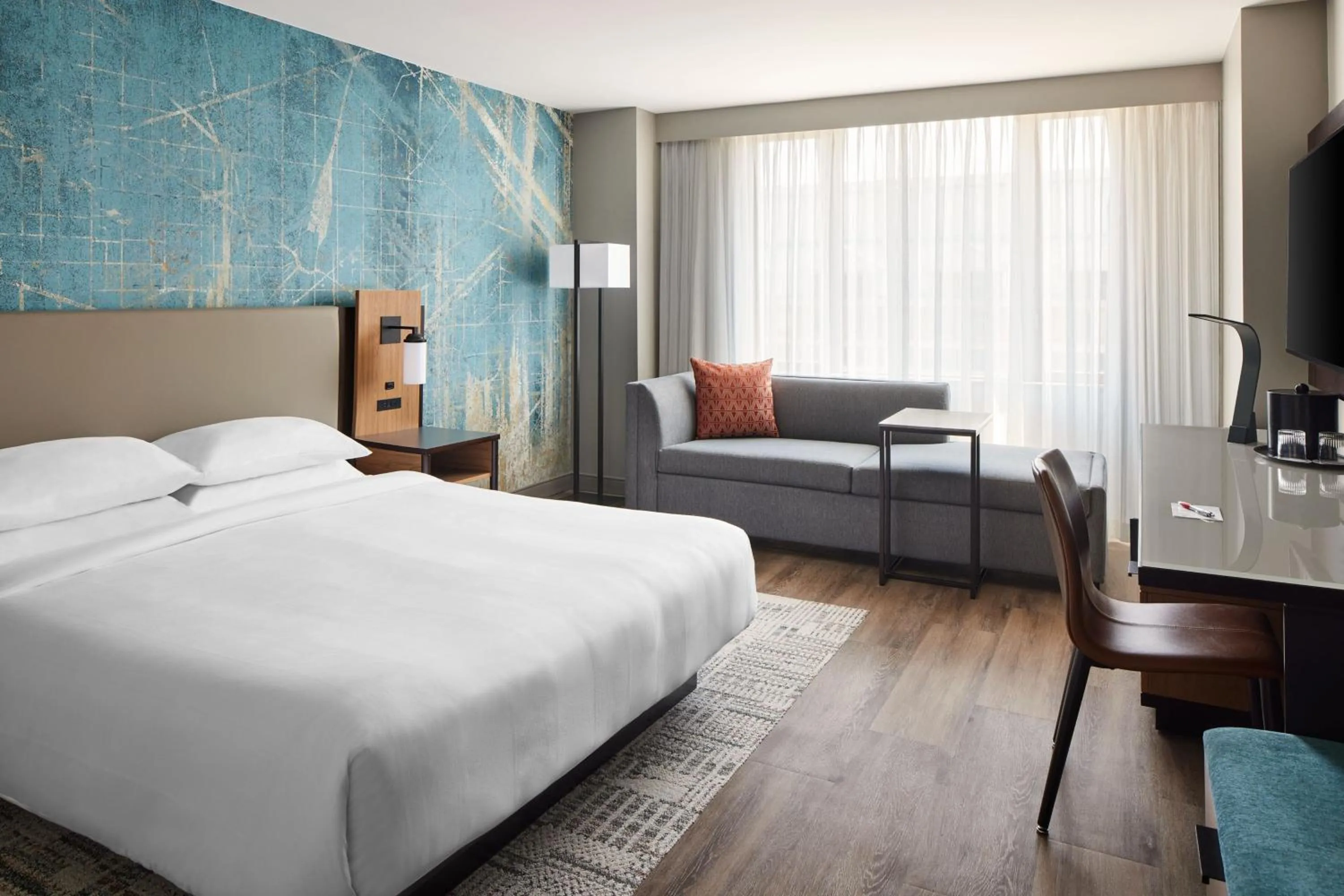 Photo of the whole room, Bed in Washington Marriott at Metro Center