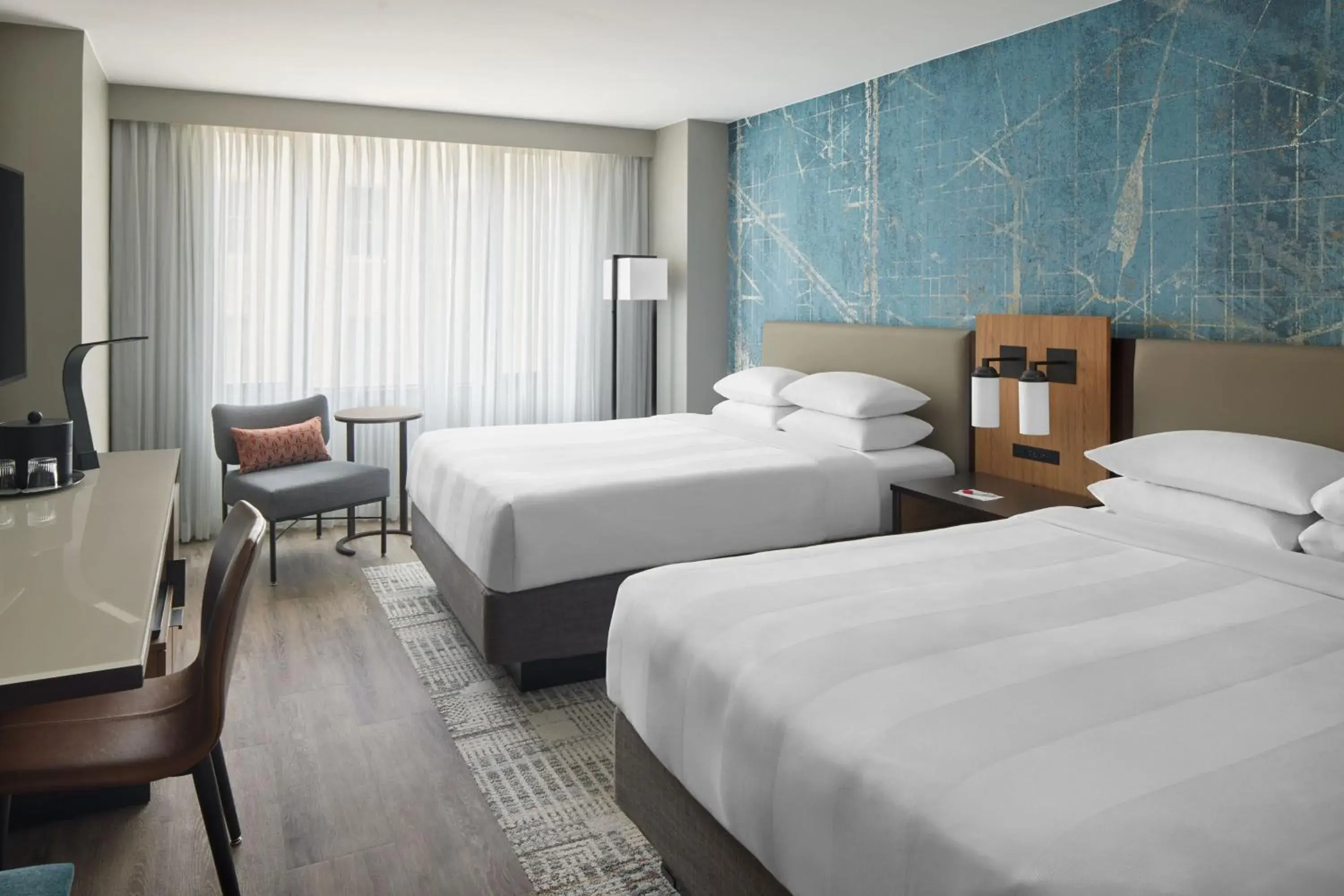 Queen Room with Two Queen Beds in Washington Marriott at Metro Center Queen Room with Two Queen Beds in Washington Marriott at Metro Center