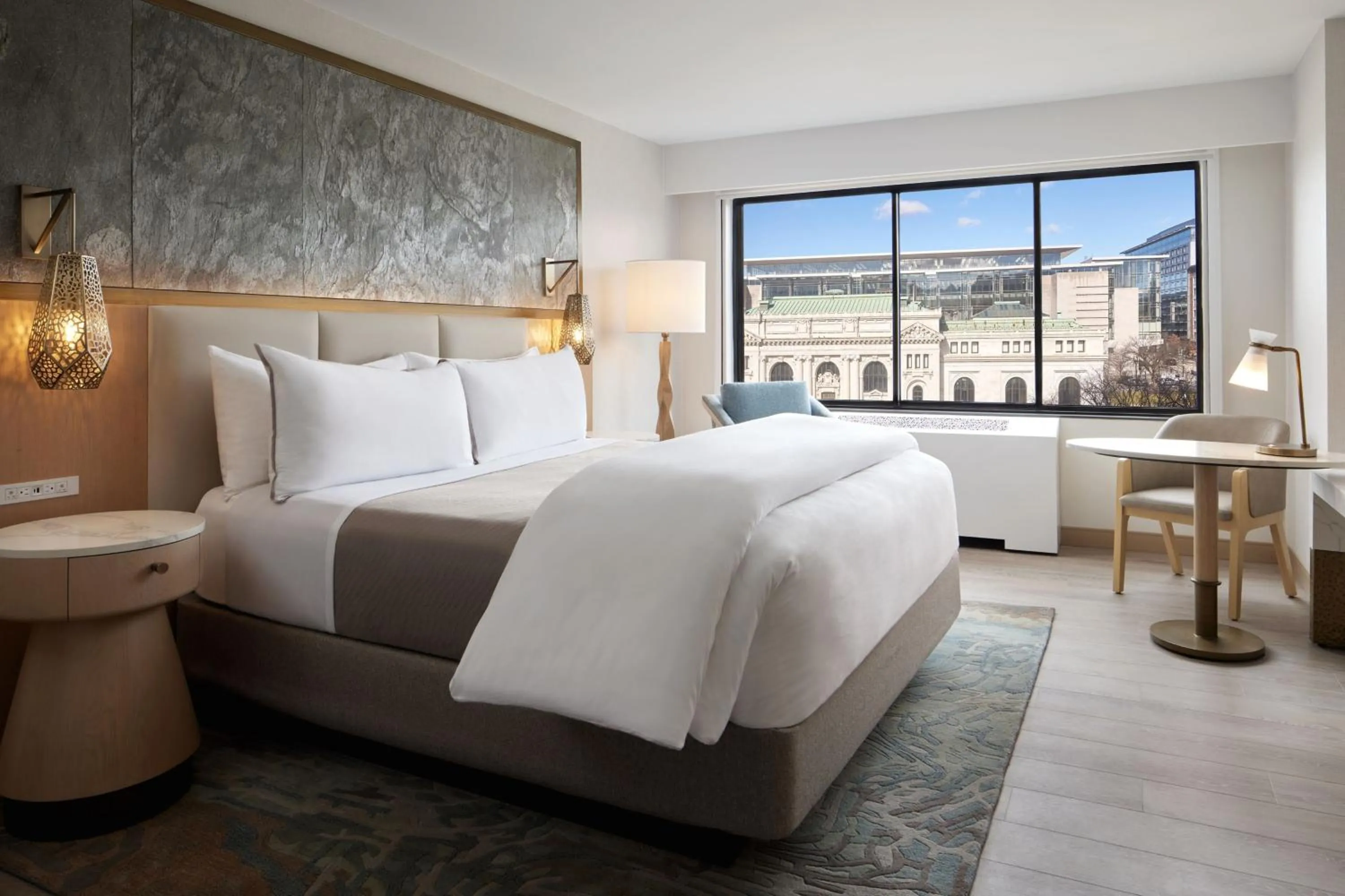 Bed in The Westin DC Downtown