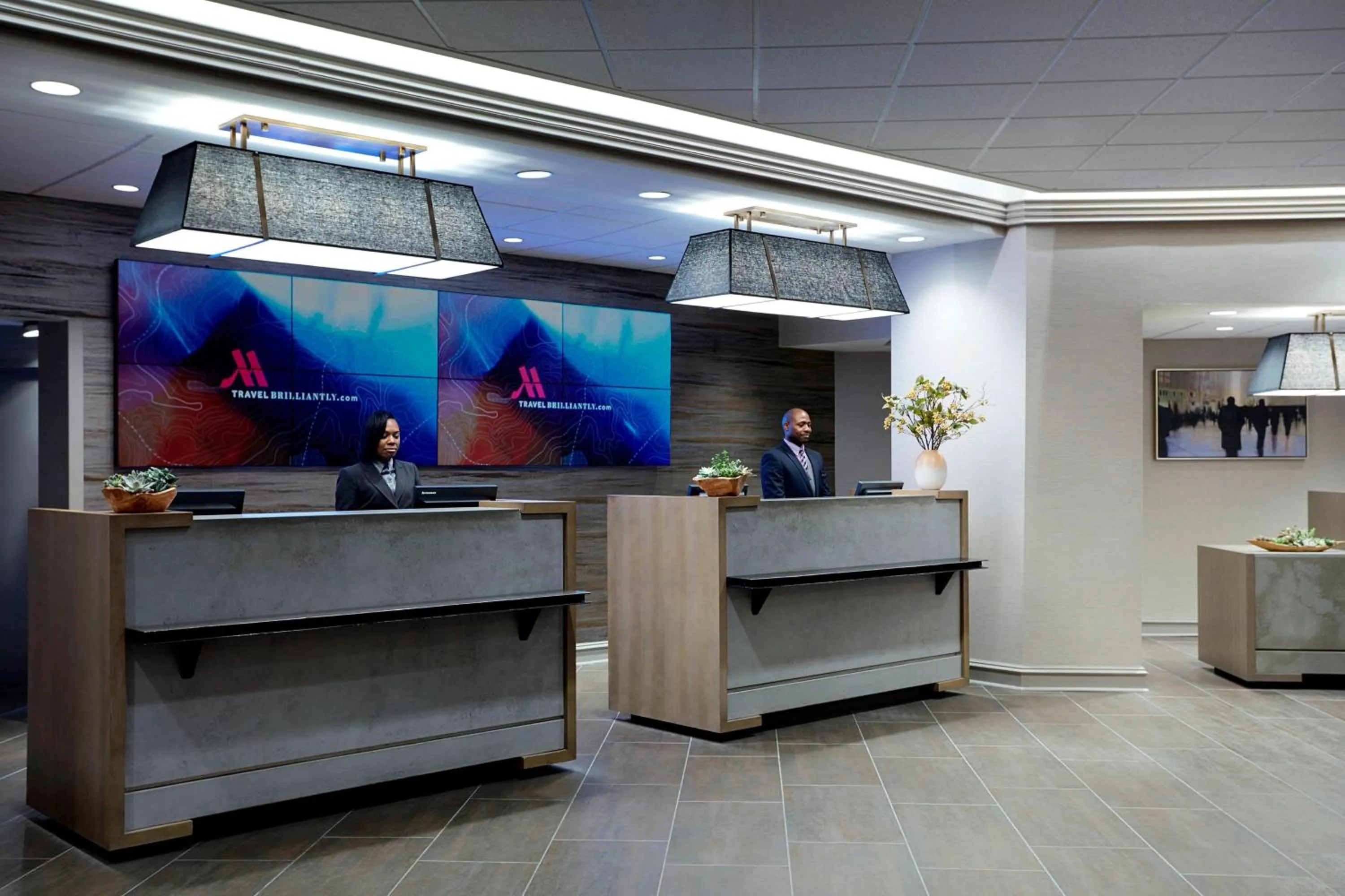 Lobby or reception in Washington Marriott Georgetown