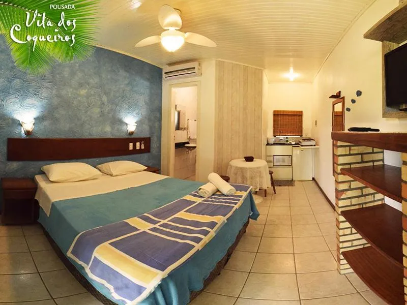 Bedroom, Bed in Vila dos Coqueiros